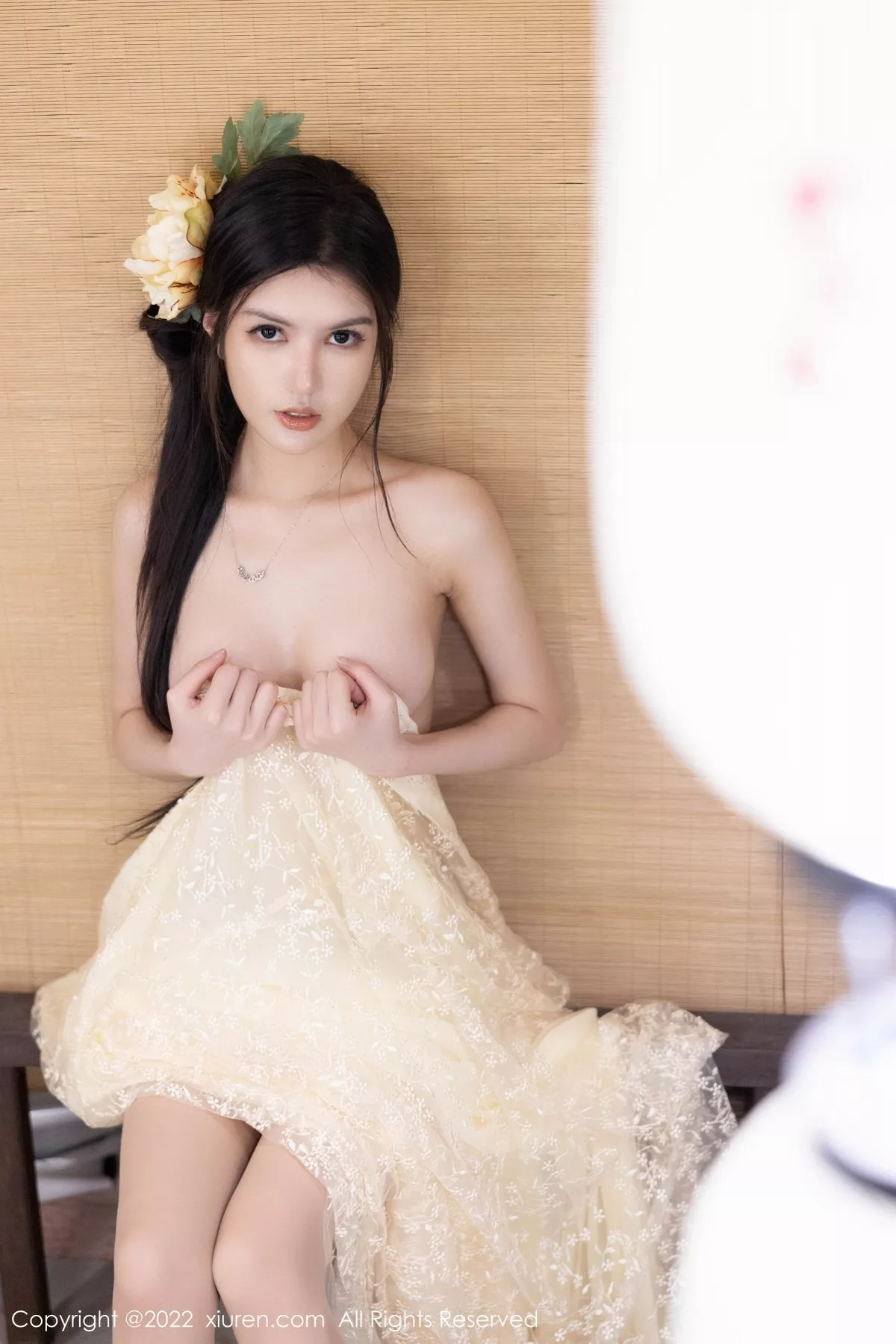 秀人集.com_[XiuRen秀人网]No.5387_模特媛媛酱belle淡黄轻透古装服配超薄肉丝秀惹火身材诱惑写真60P