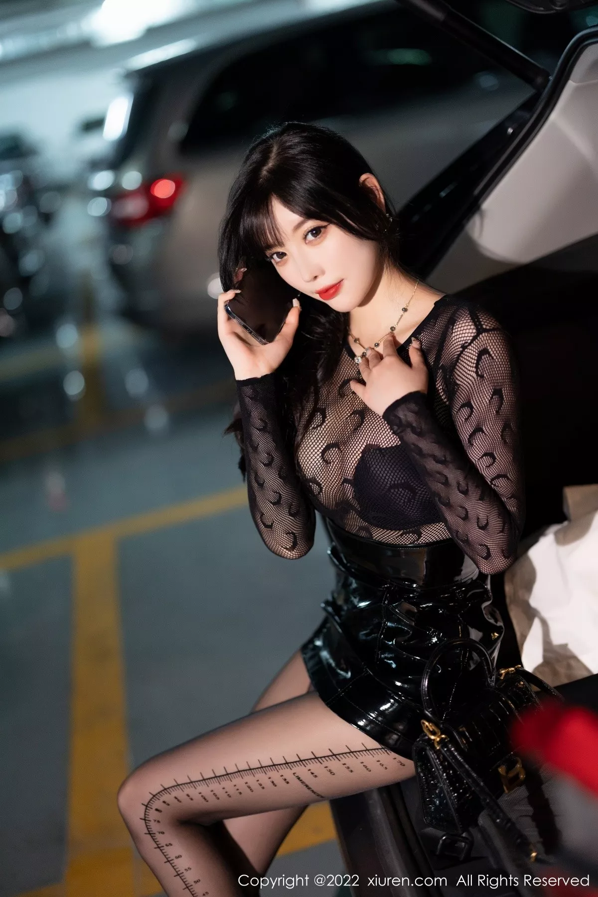 秀人集.com_[XiuRen秀人网]No.5445_女神杨晨晨Yome黑色网纱连衣裙露性感黑色内衣迷人诱惑写真81P