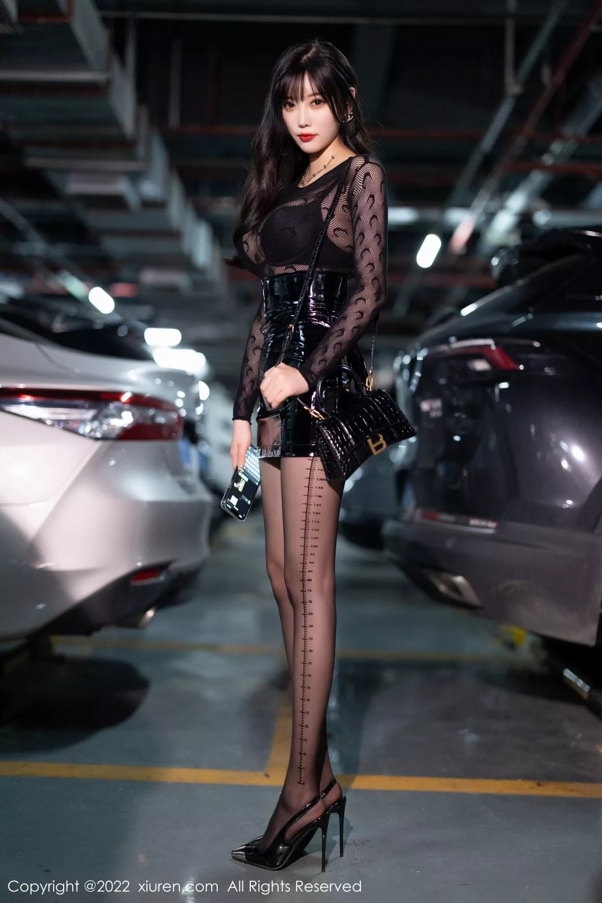 秀人集.com_[XiuRen秀人网]No.5445_女神杨晨晨Yome黑色网纱连衣裙露性感黑色内衣迷人诱惑写真81P