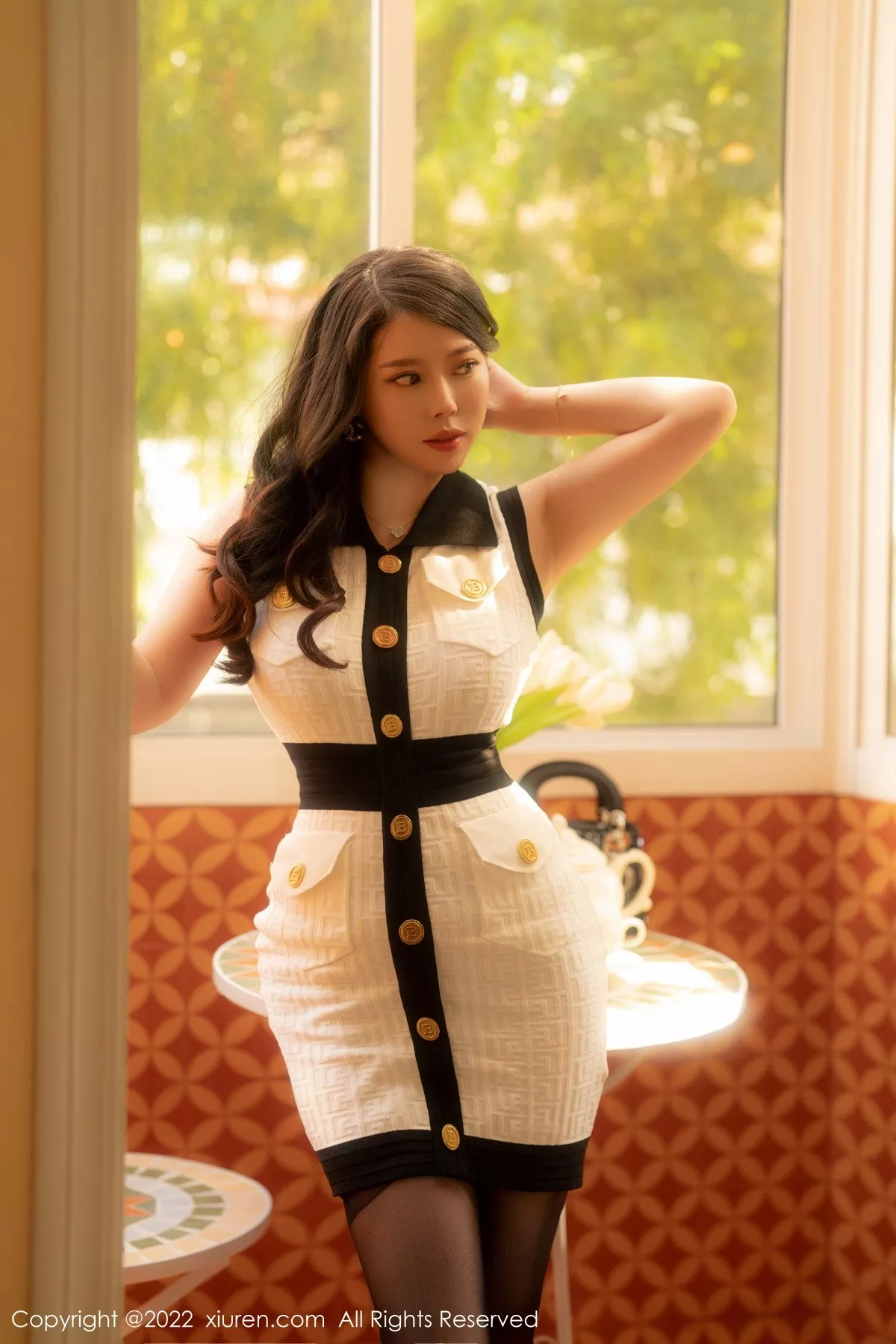 秀人集.com_[XiuRen秀人网]No.5440_模特白茹雪私房脱白色连衣裙露黑色轻透蕾丝内衣迷人诱惑写真66P