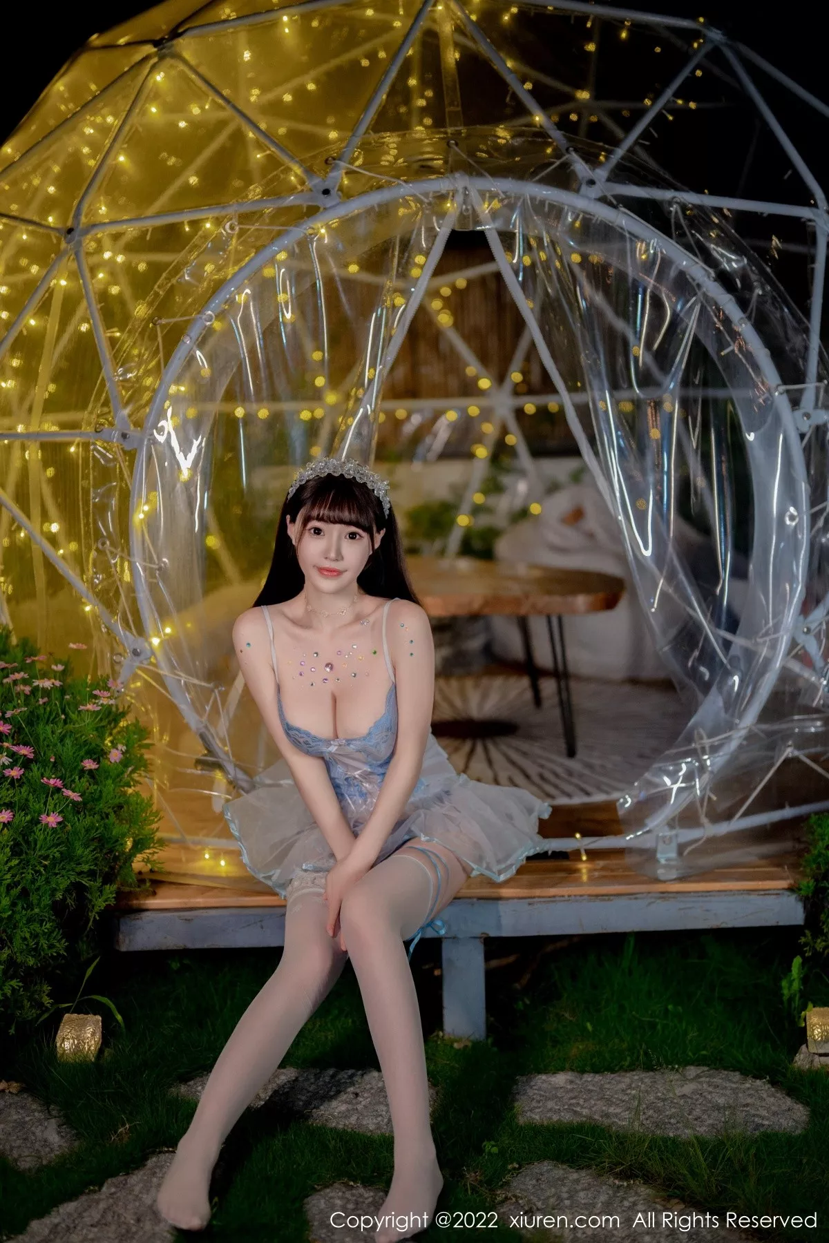 秀人集.com_[XiuRen秀人网]No.5333_女神朱可儿Flora大理旅拍白色轻透公主裙配白丝袜丰满诱惑写真76P