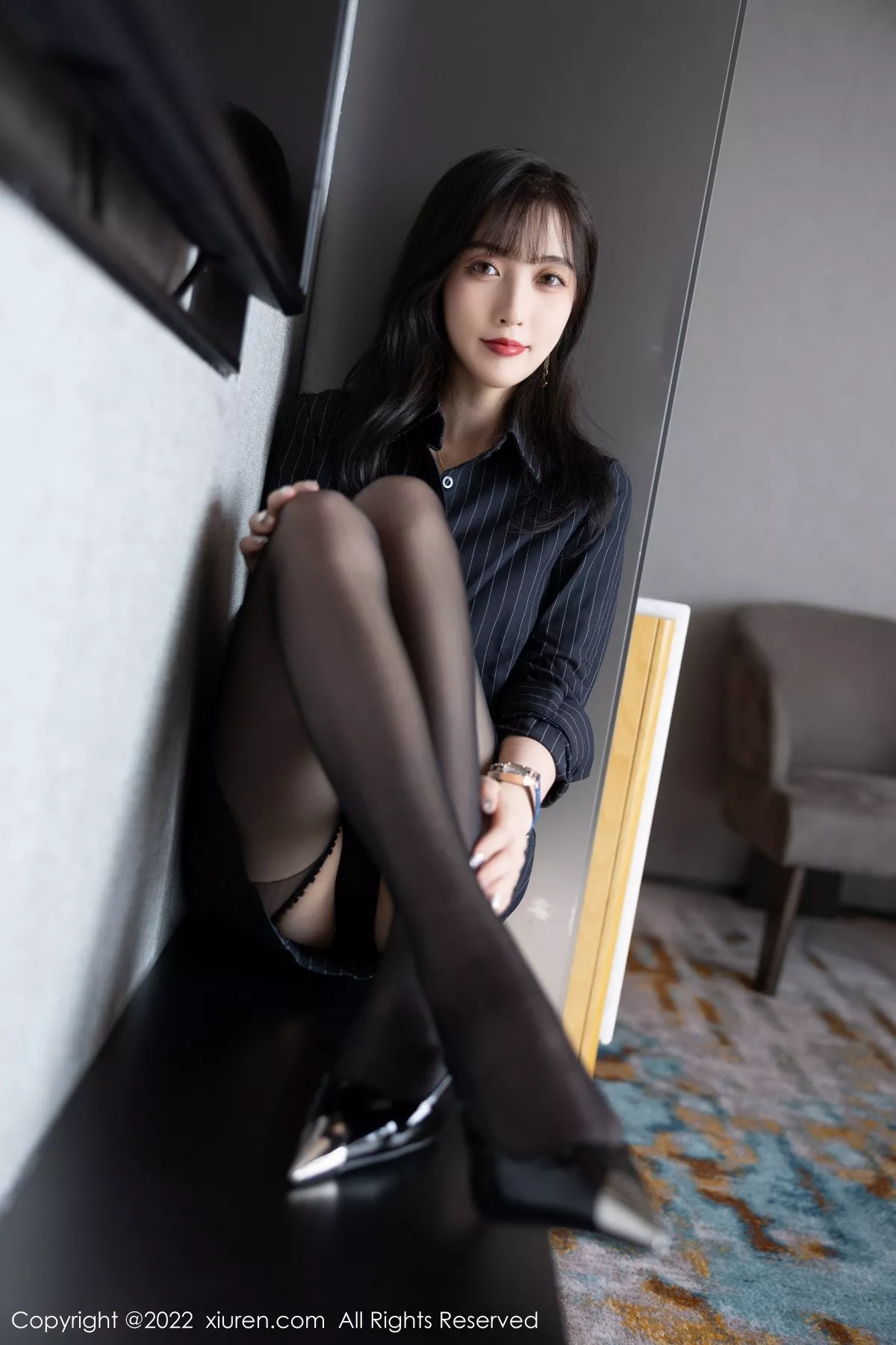 秀人集.com_[XiuRen秀人网]No.5346_模特林星阑厦门旅拍半脱露轻透蕾丝内衣配超薄黑丝极致魅惑写真87P