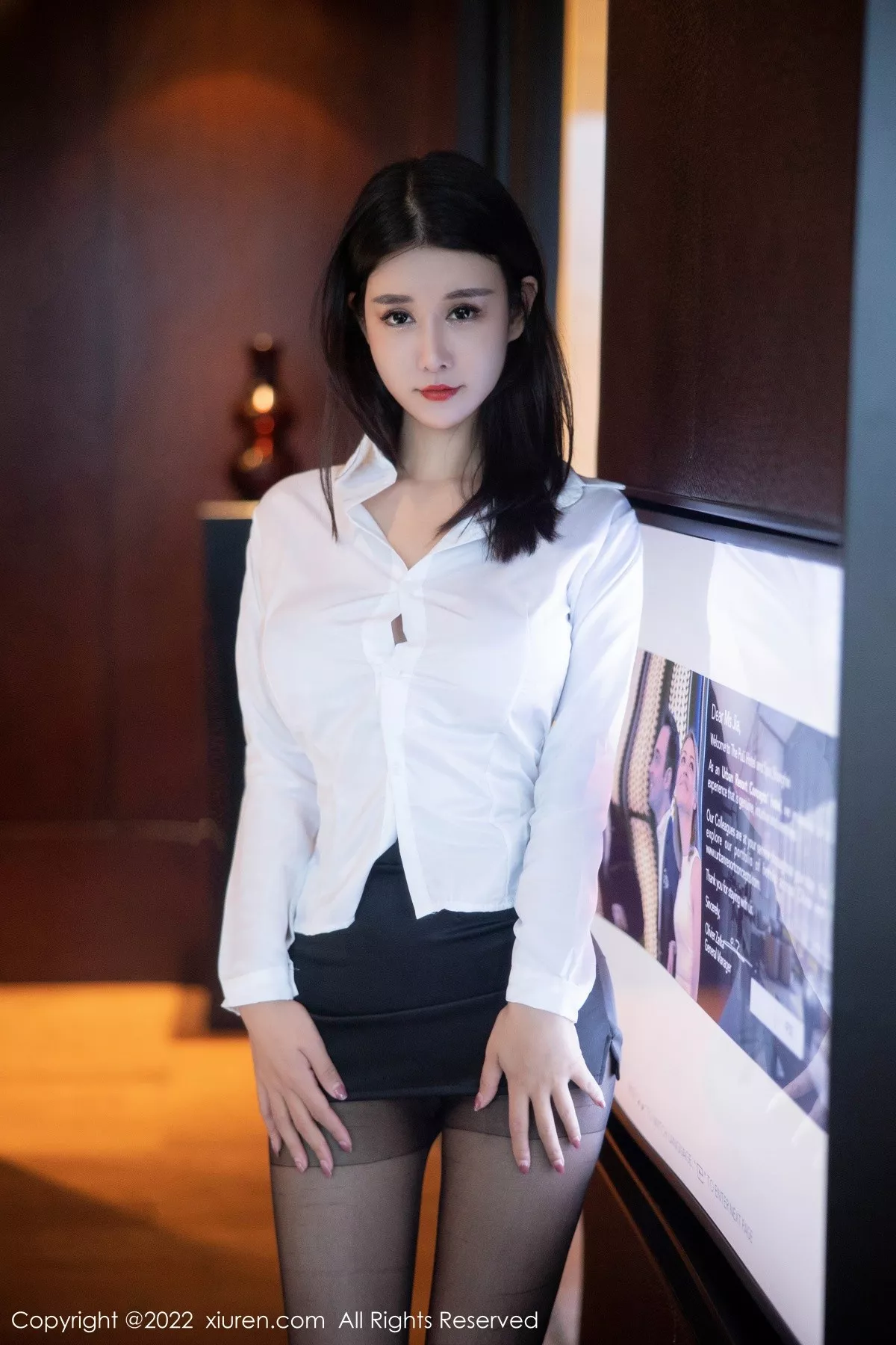 秀人集.com_[XiuRen秀人网]No.5578_模特夏沫沫tifa性感白衬衣配黑色短裙露超薄黑丝完美诱惑写真74P
