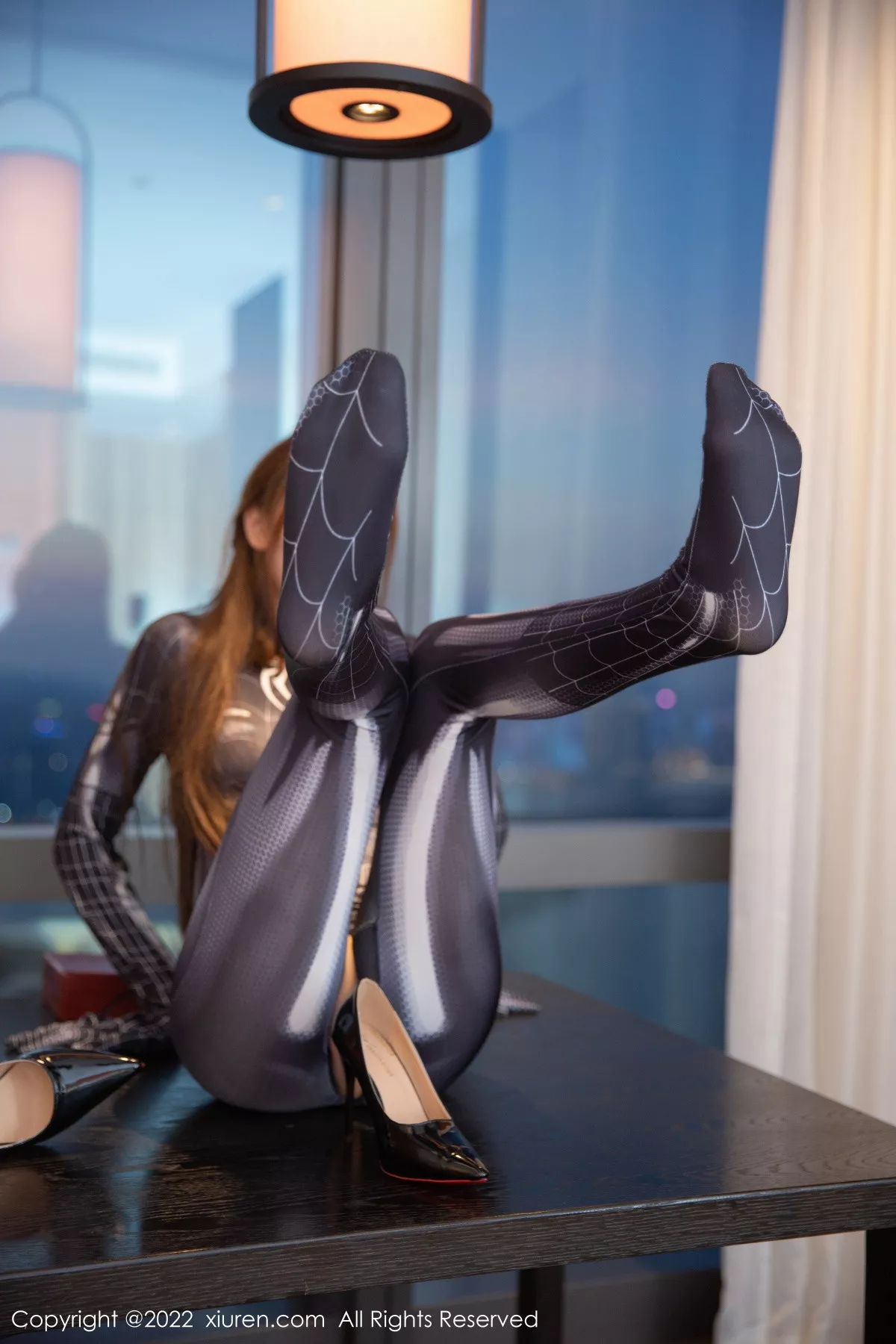 秀人集.com_[XiuRen秀人网]No.5695_模特江真真性感灰色蜘蛛侠服饰紧身秀曼妙身材动感迷人写真81P