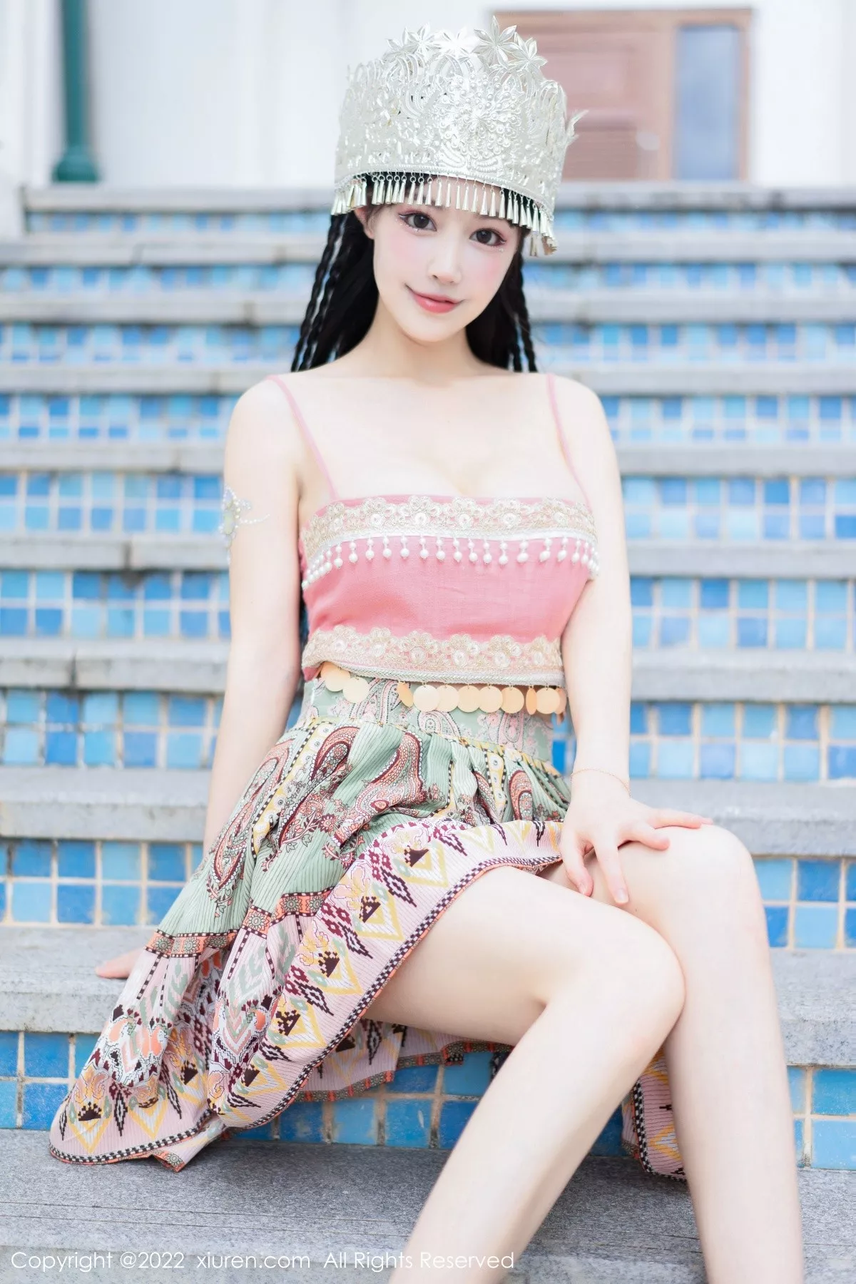 秀人集.com_[XiuRen秀人网]No.5615_女神朱可儿Flora民族服饰装扮性感粉色吊带露傲人豪乳诱惑写真70P