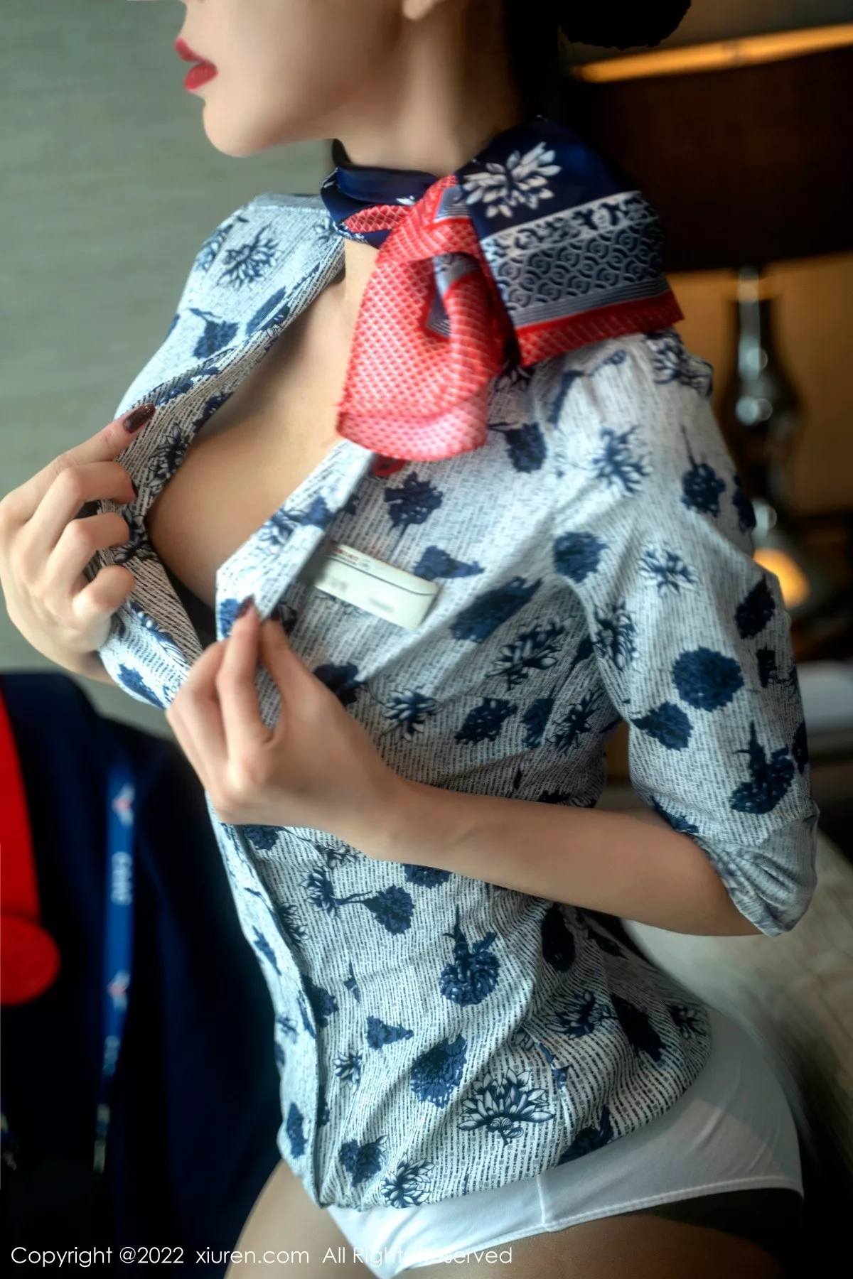 秀人集.com_[XiuRen秀人网]No.5609_模特陈怡曼御姐空乘系列私房半脱露透视内衣秀惹火身材诱惑写真61P