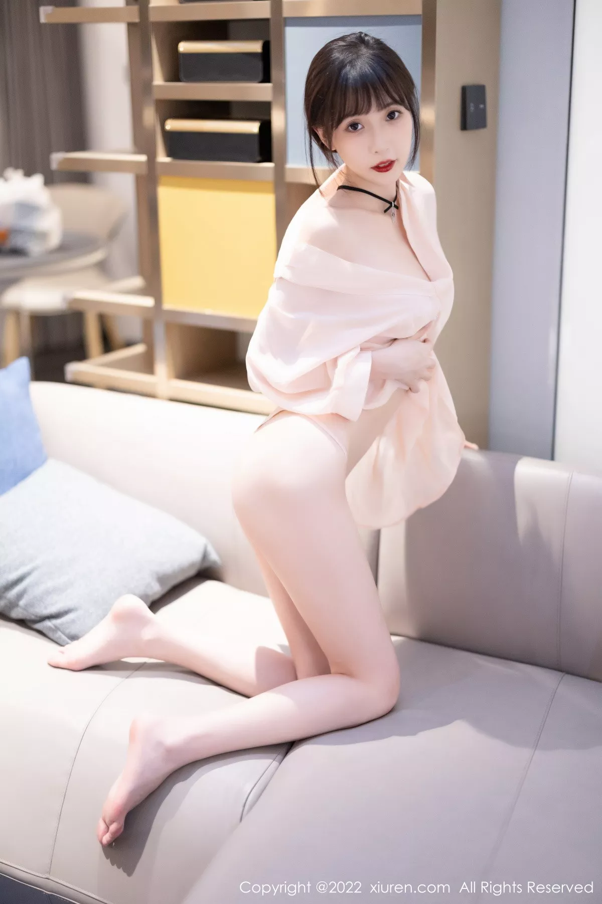 秀人集.com_[XiuRen秀人网]No.5831_模特林星阑黑色露肩上衣配红色皮质短裙秀超薄无内黑丝诱惑写真88P