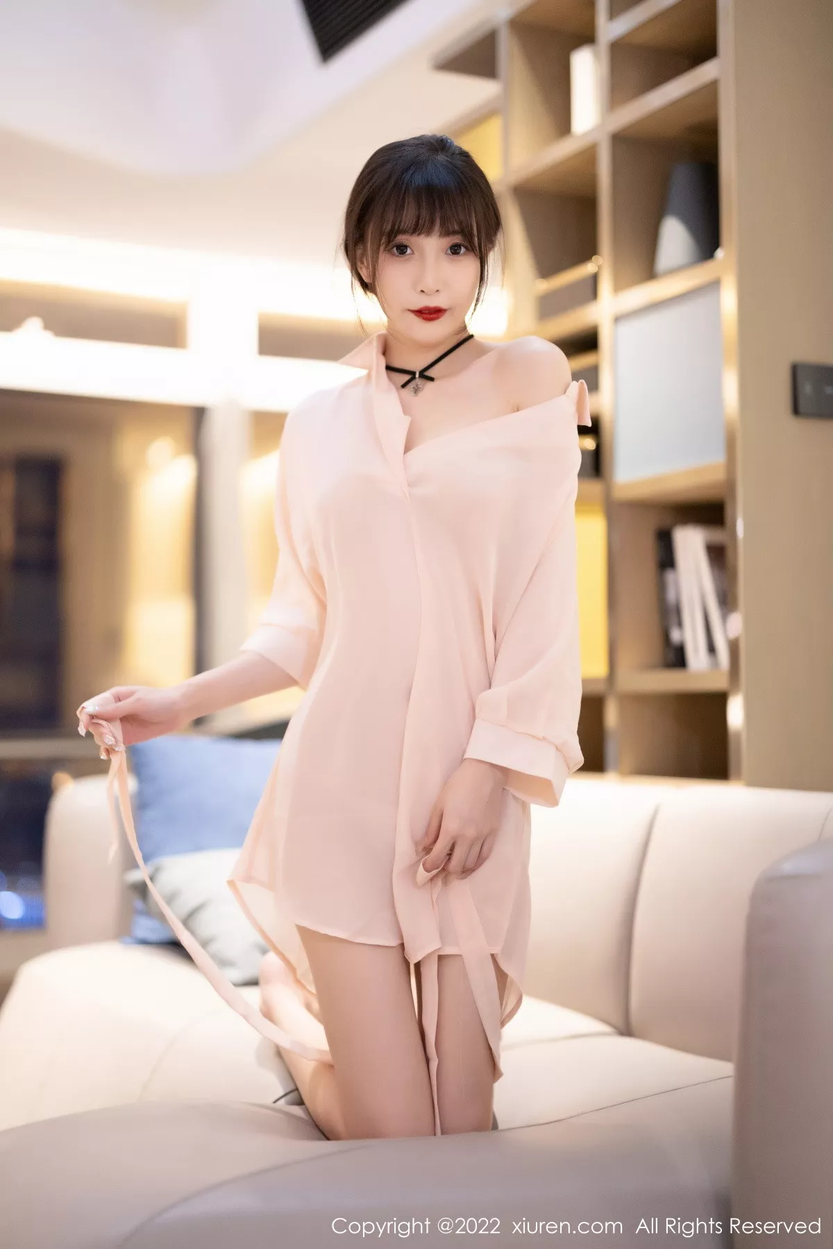 秀人集.com_[XiuRen秀人网]No.5831_模特林星阑黑色露肩上衣配红色皮质短裙秀超薄无内黑丝诱惑写真88P