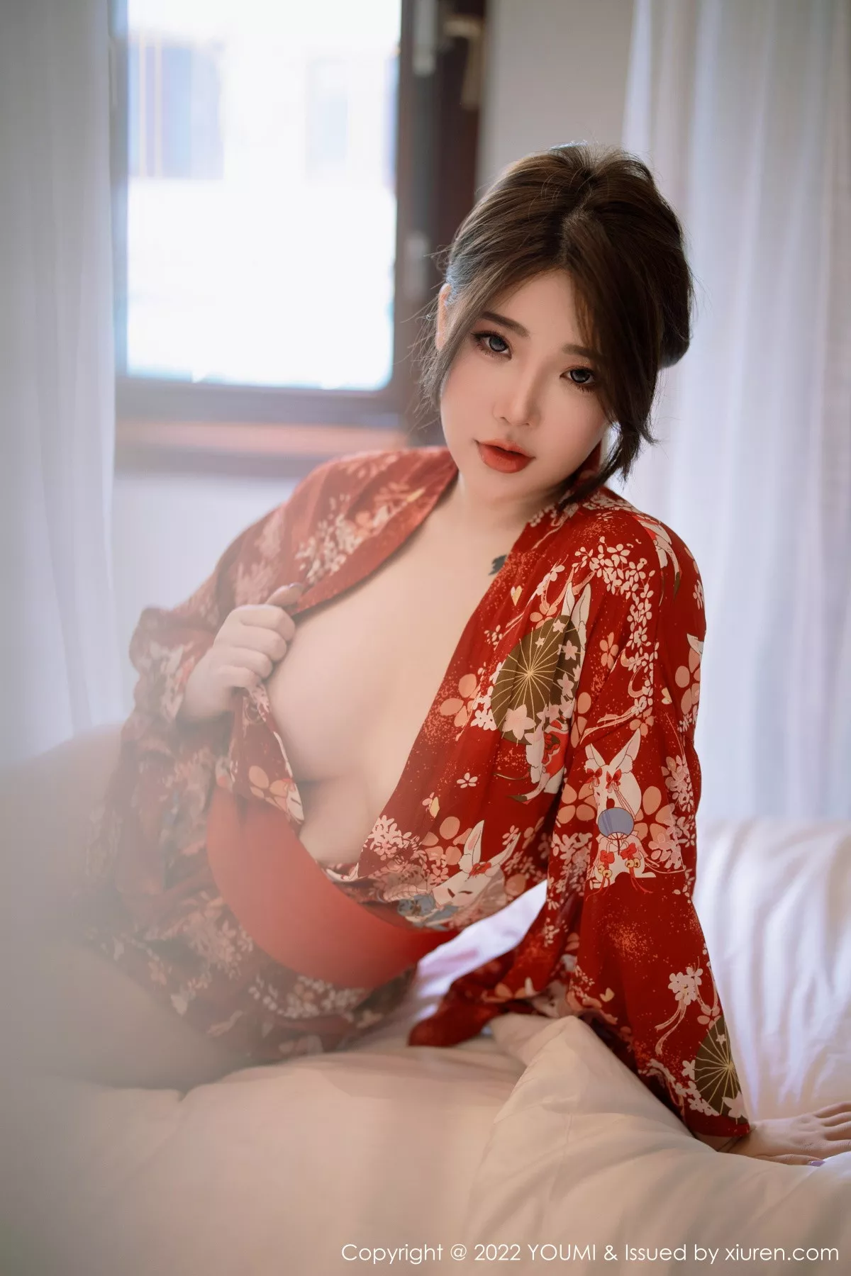 秀人集.com_[YouMi尤蜜荟]Vol.865_模特小海臀Rena西双版纳旅拍红色日式和服秀浑圆美臀诱惑写真68P