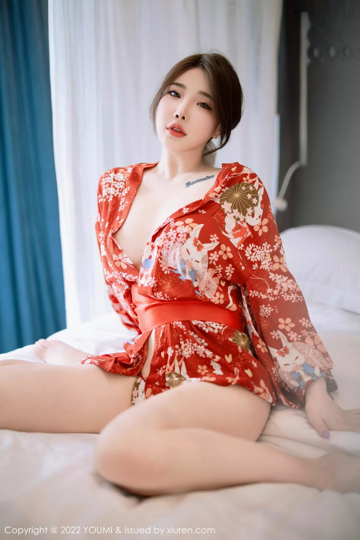 秀人集.com_[YouMi尤蜜荟]Vol.865_模特小海臀Rena西双版纳旅拍红色日式和服秀浑圆美臀诱惑写真68P