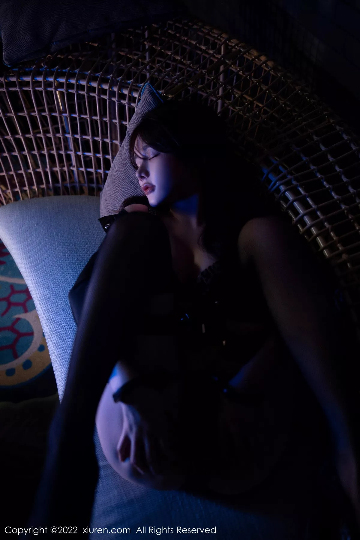 秀人集.com_[XiuRen秀人网]No.5931_模特婠婠么性感黑色情趣制服露豹纹内衣秀绝美身材诱惑写真94P