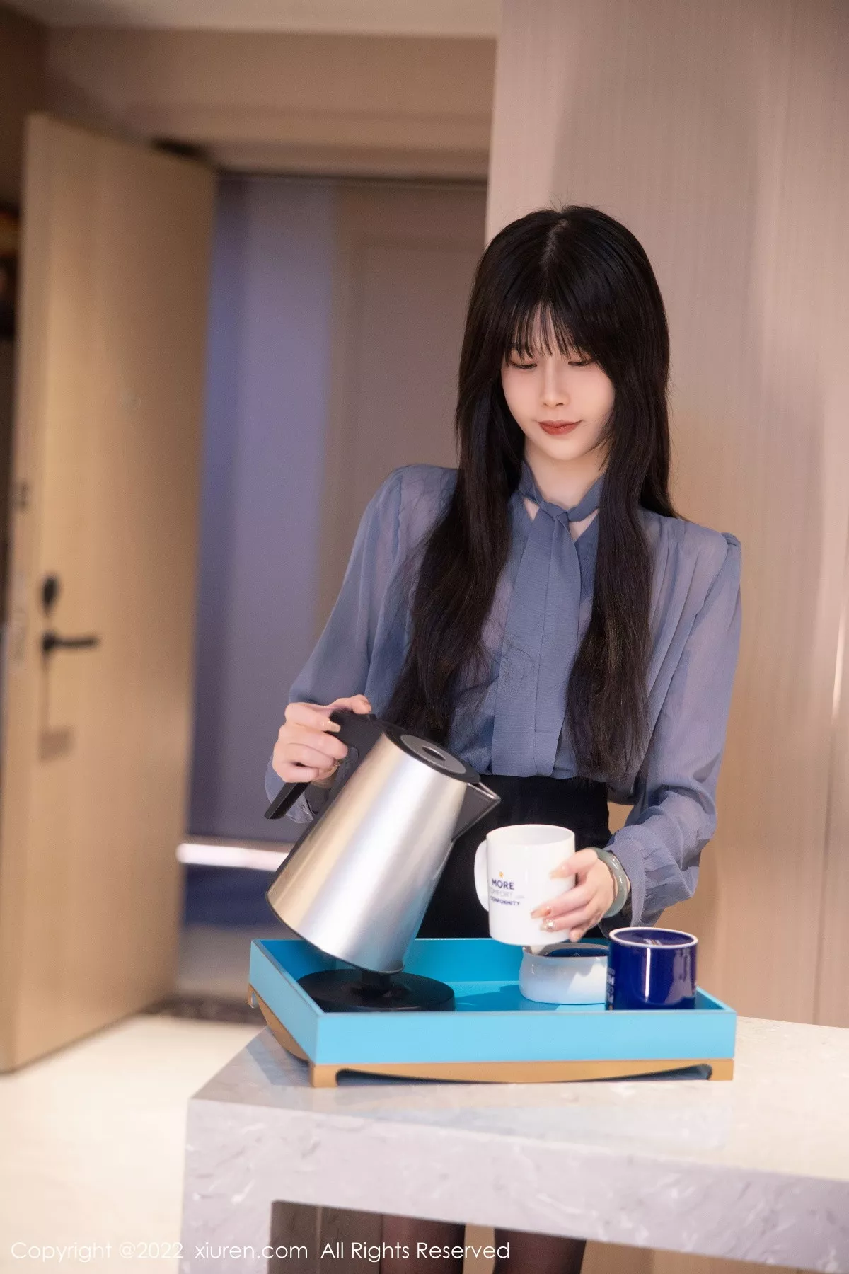 秀人集.com_[XiuRen秀人网]No.5964_模特77qiqi私房半脱露性感淡红色蕾丝内衣配超薄黑丝魅惑写真88P