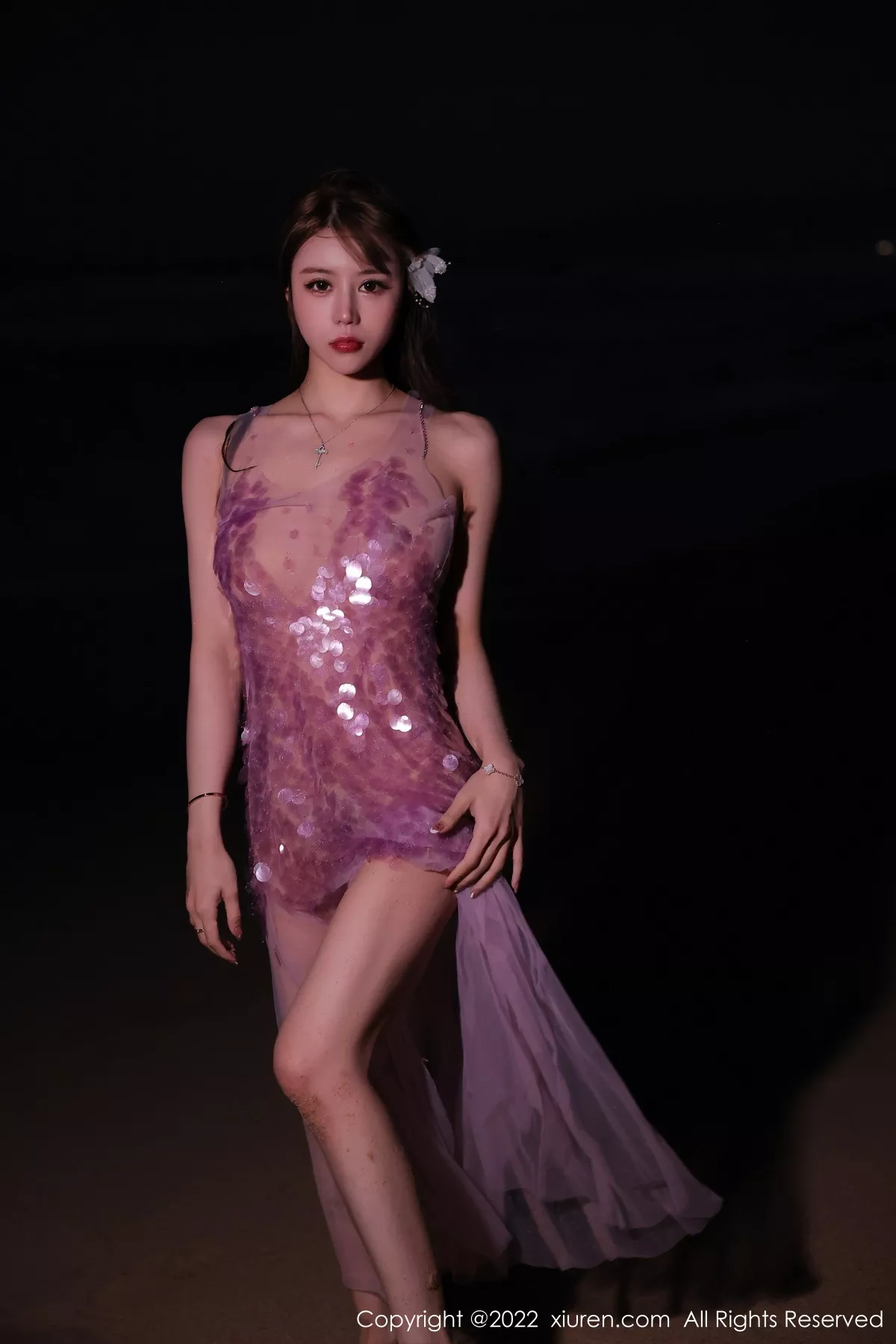 秀人集.com_[XiuRen秀人网]No.5890_模特tina_甜仔海南旅拍沙滩场景粉色真空裙秀凹凸身材诱惑写真53P