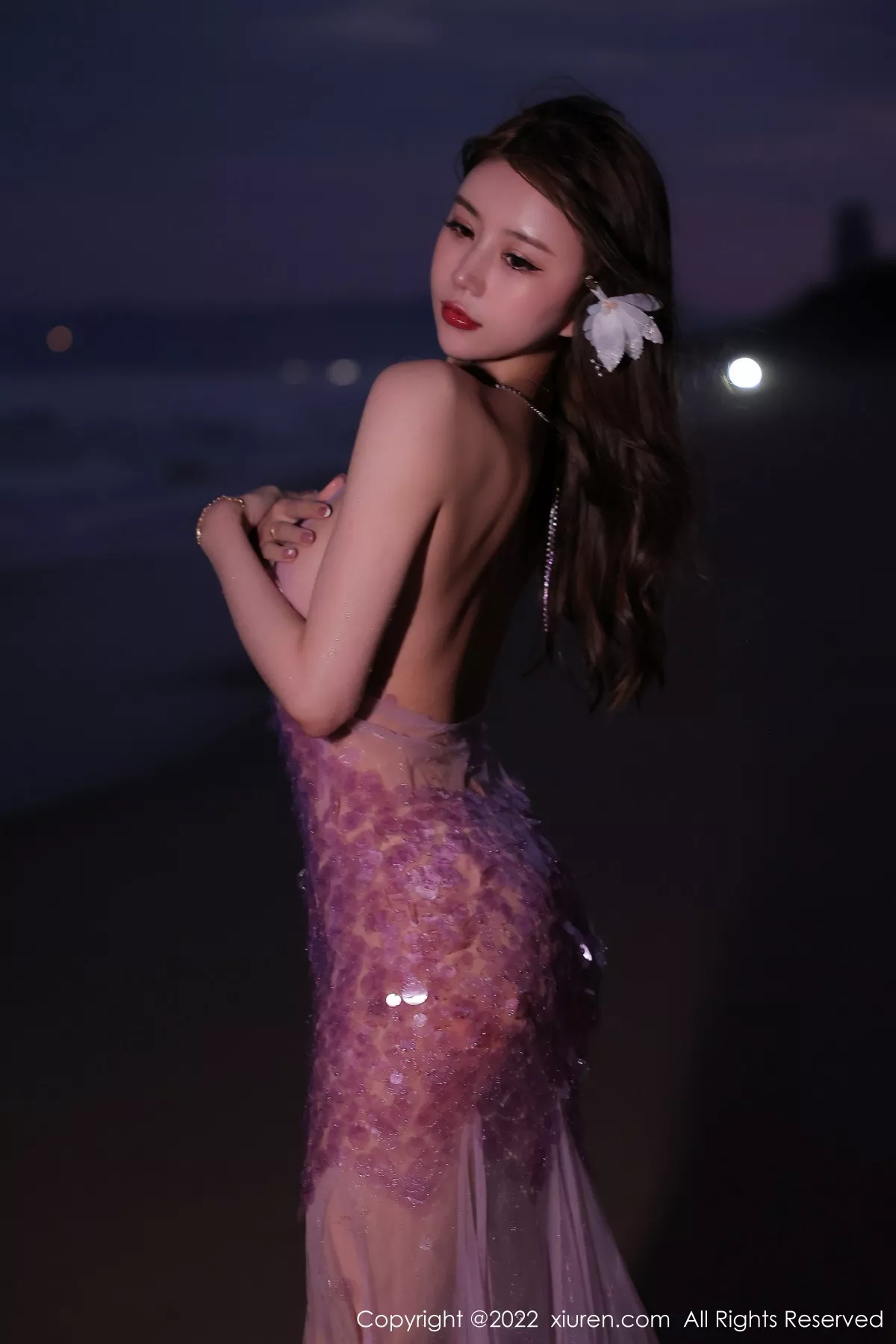 秀人集.com_[XiuRen秀人网]No.5890_模特tina_甜仔海南旅拍沙滩场景粉色真空裙秀凹凸身材诱惑写真53P