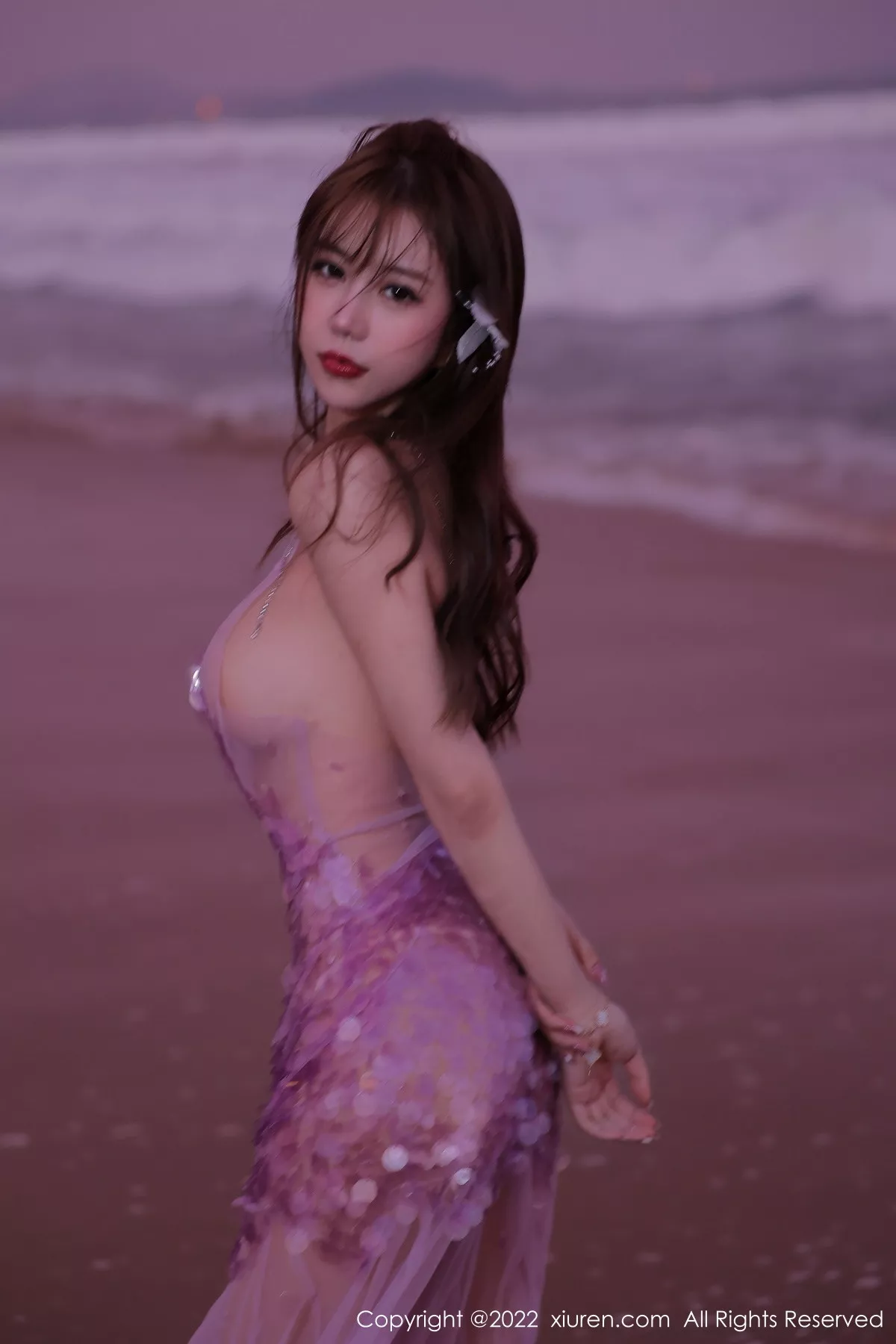 秀人集.com_[XiuRen秀人网]No.5890_模特tina_甜仔海南旅拍沙滩场景粉色真空裙秀凹凸身材诱惑写真53P