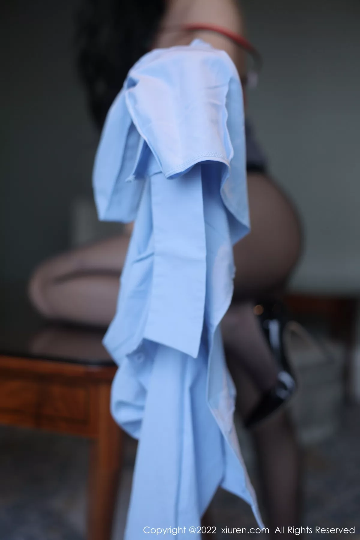 秀人集.com_[XiuRen秀人网]No.5982_新人浅浅Danny淡蓝T恤配灰色短裙露蕾丝内衣超薄黑丝诱惑写真88P