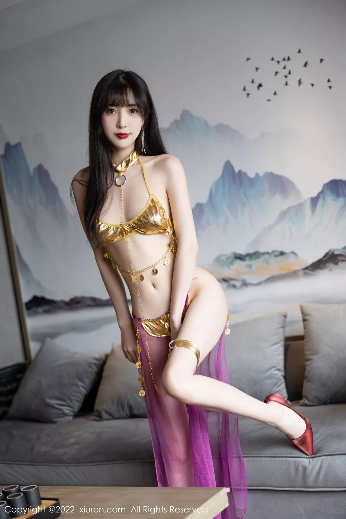 秀人集.com_[XiuRen秀人网]No.5901_模特林星阑私房性感红色薄纱配金色比基尼秀曼妙身姿诱惑写真71P