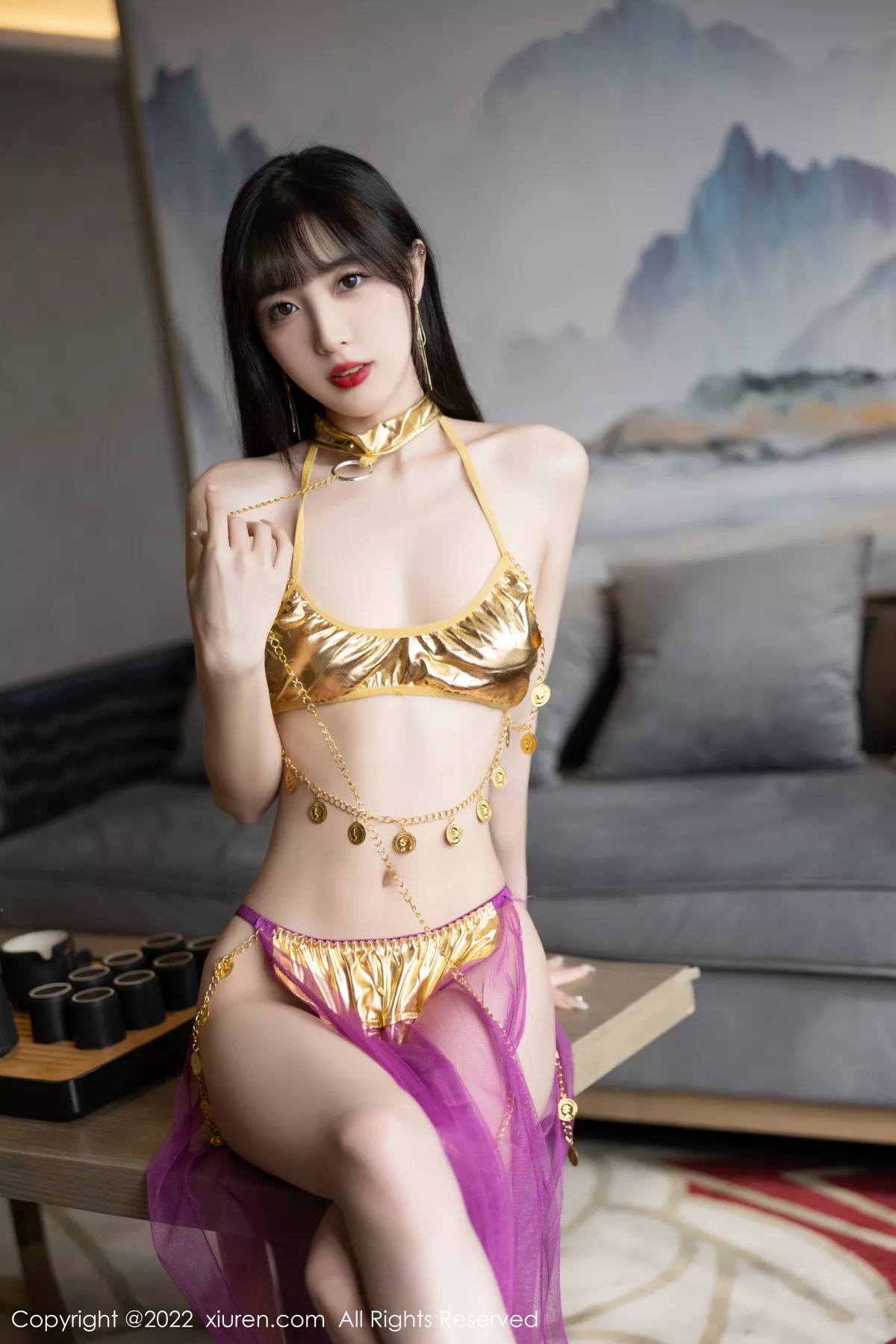 秀人集.com_[XiuRen秀人网]No.5901_模特林星阑私房性感红色薄纱配金色比基尼秀曼妙身姿诱惑写真71P