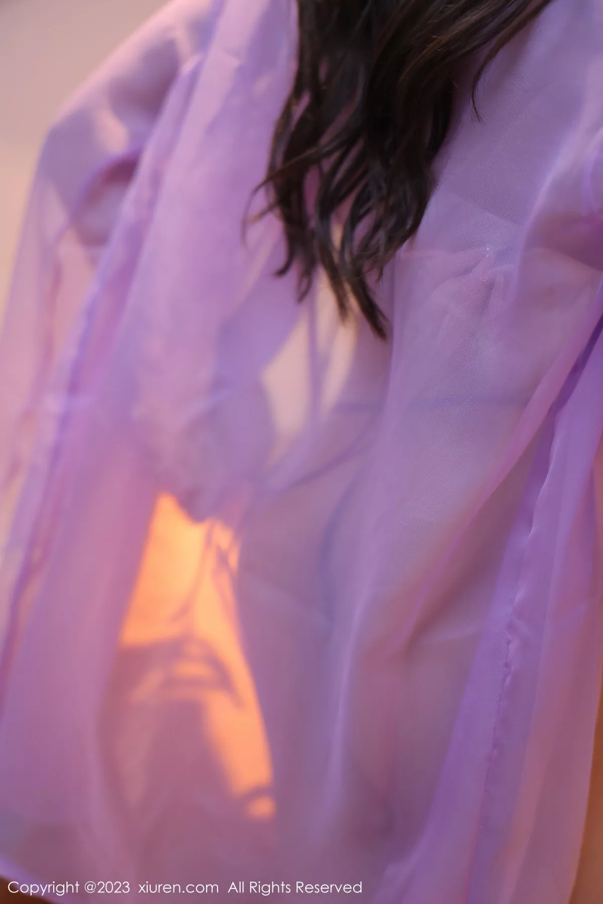 秀人集.com_[XiuRen秀人网]No.6077_模特美羊羊性感紫色古装服饰半脱露丁字裤秀翘臀美腿诱惑写真83P