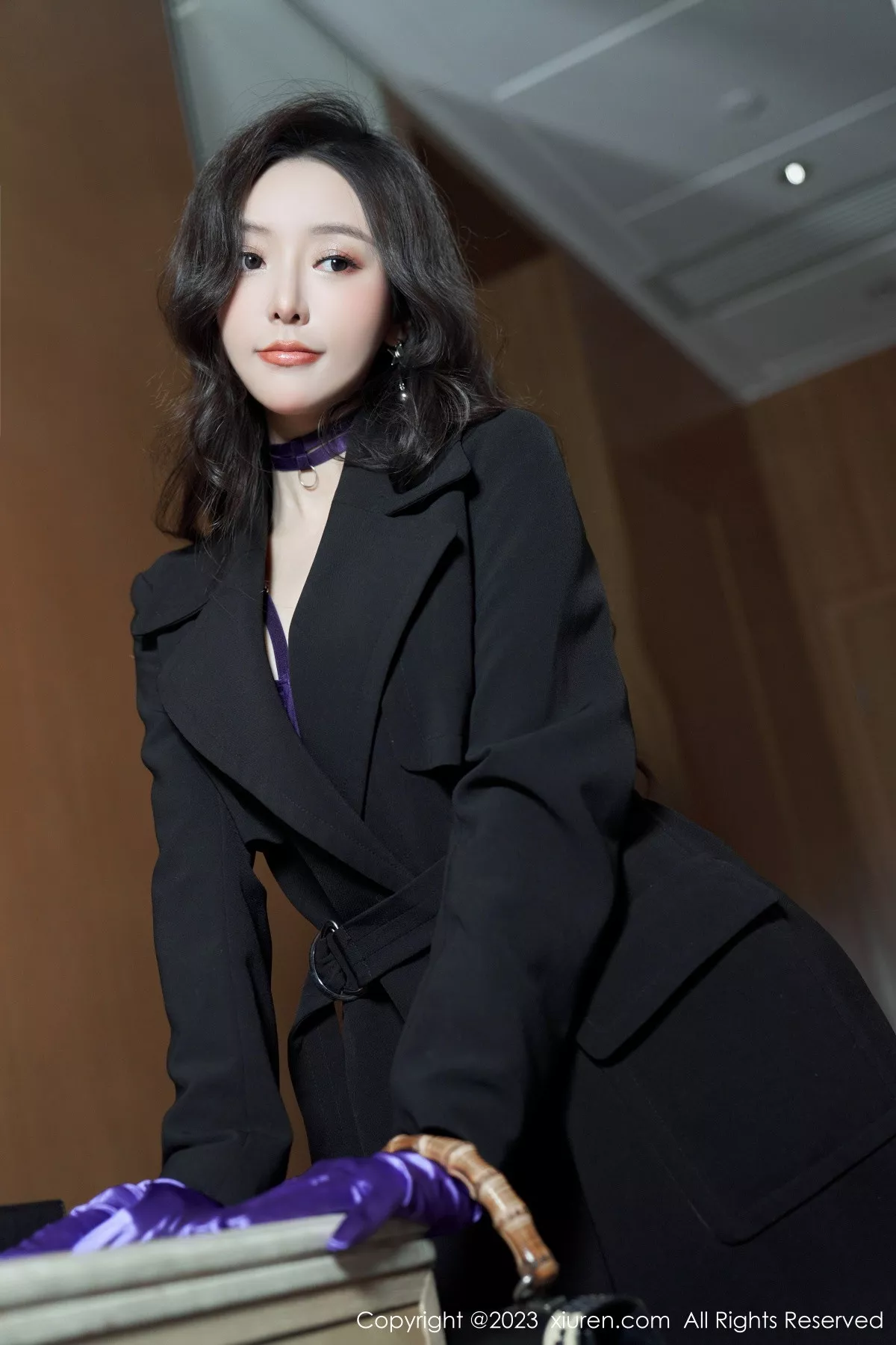 秀人集.com_[XiuRen秀人网]No.6078_女神王馨瑶yanni脱黑色外衣露紫色情趣内衣秀完美身材诱惑写真76P