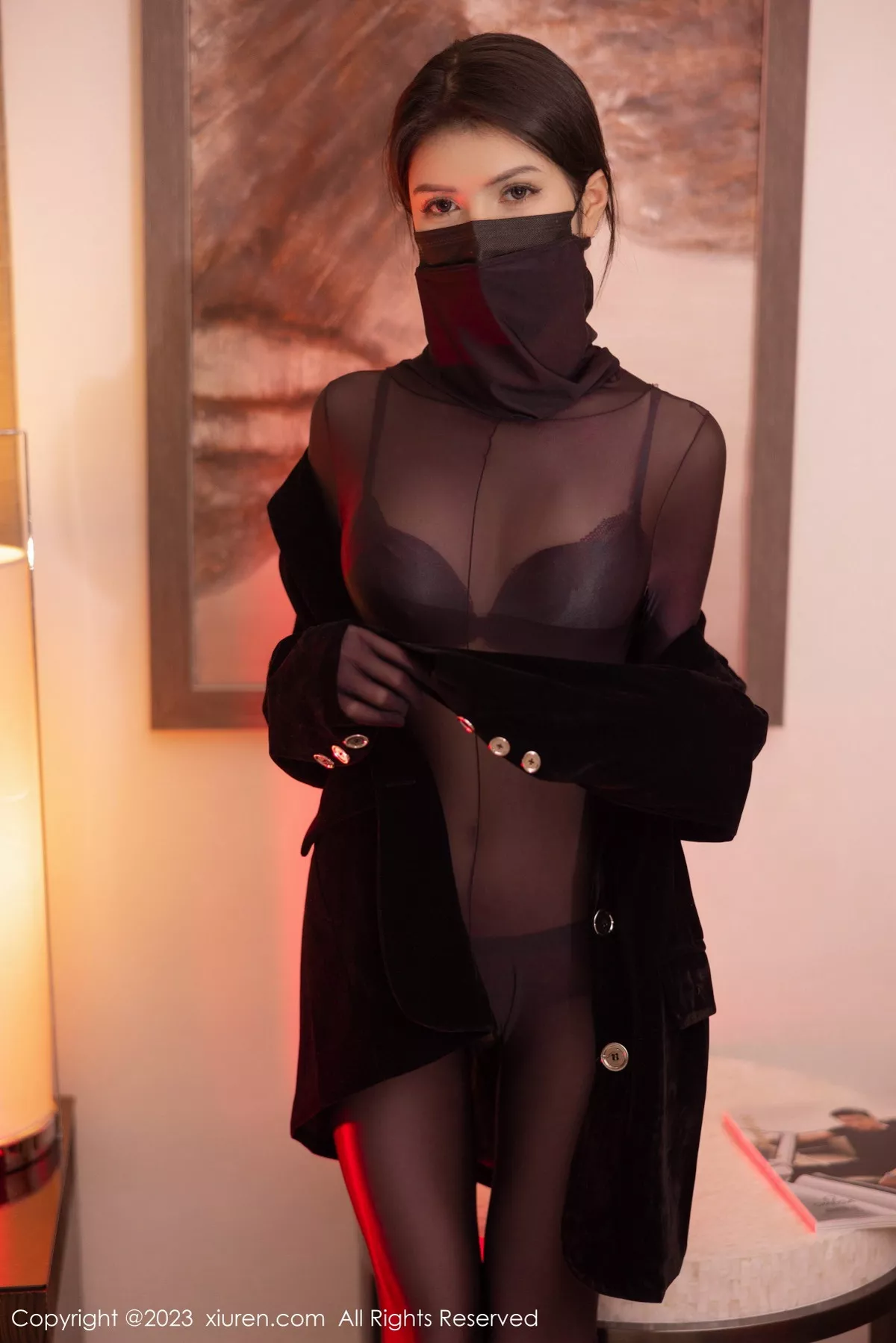 秀人集.com_[XiuRen秀人网]No.6090_模特媛媛酱belle江浙沪旅拍黑色网纱连体衣秀曼妙身姿诱惑写真84P