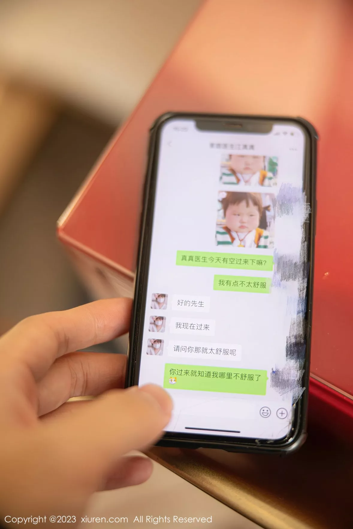 秀人集.com_[XiuRen秀人网]No.6130_模特江真真护士服露红色蕾丝内衣配蕾丝袜秀曼妙身姿诱惑写真105P