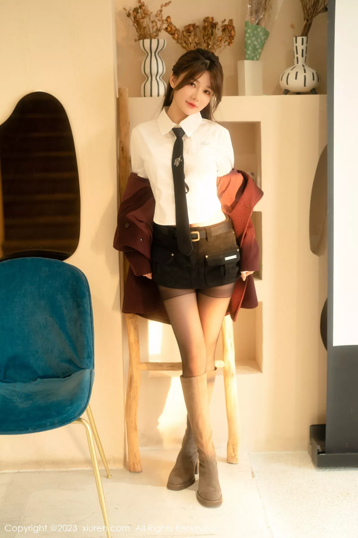 秀人集.com_[XiuRen秀人网]No.6137_模特婠婠么性感白T配黑色短裙露超薄黑丝秀曼妙身姿诱惑写真91P