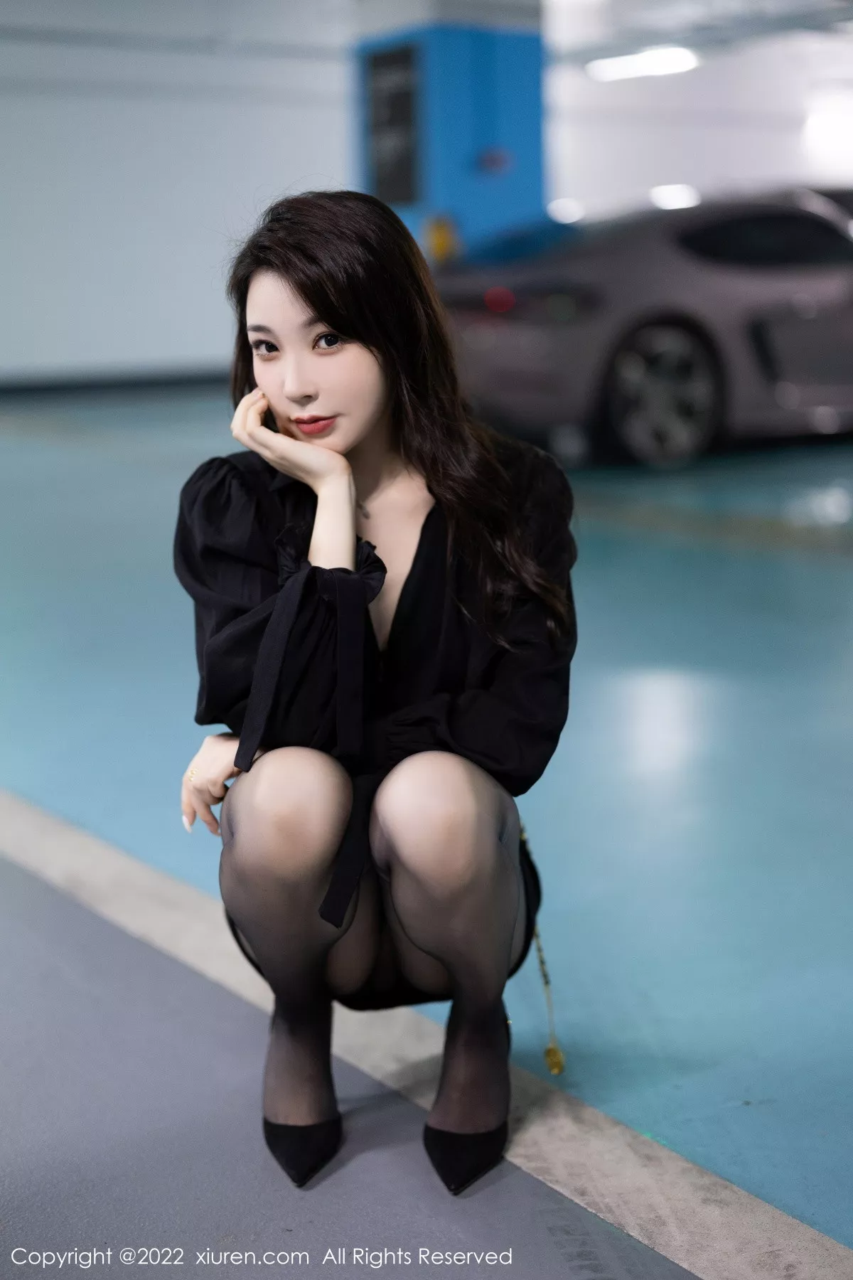 秀人集.com_[XiuRen秀人网]No.6033_女神徐莉芝Booty私房半脱露黑色情趣内衣配无内黑丝诱惑写真83P