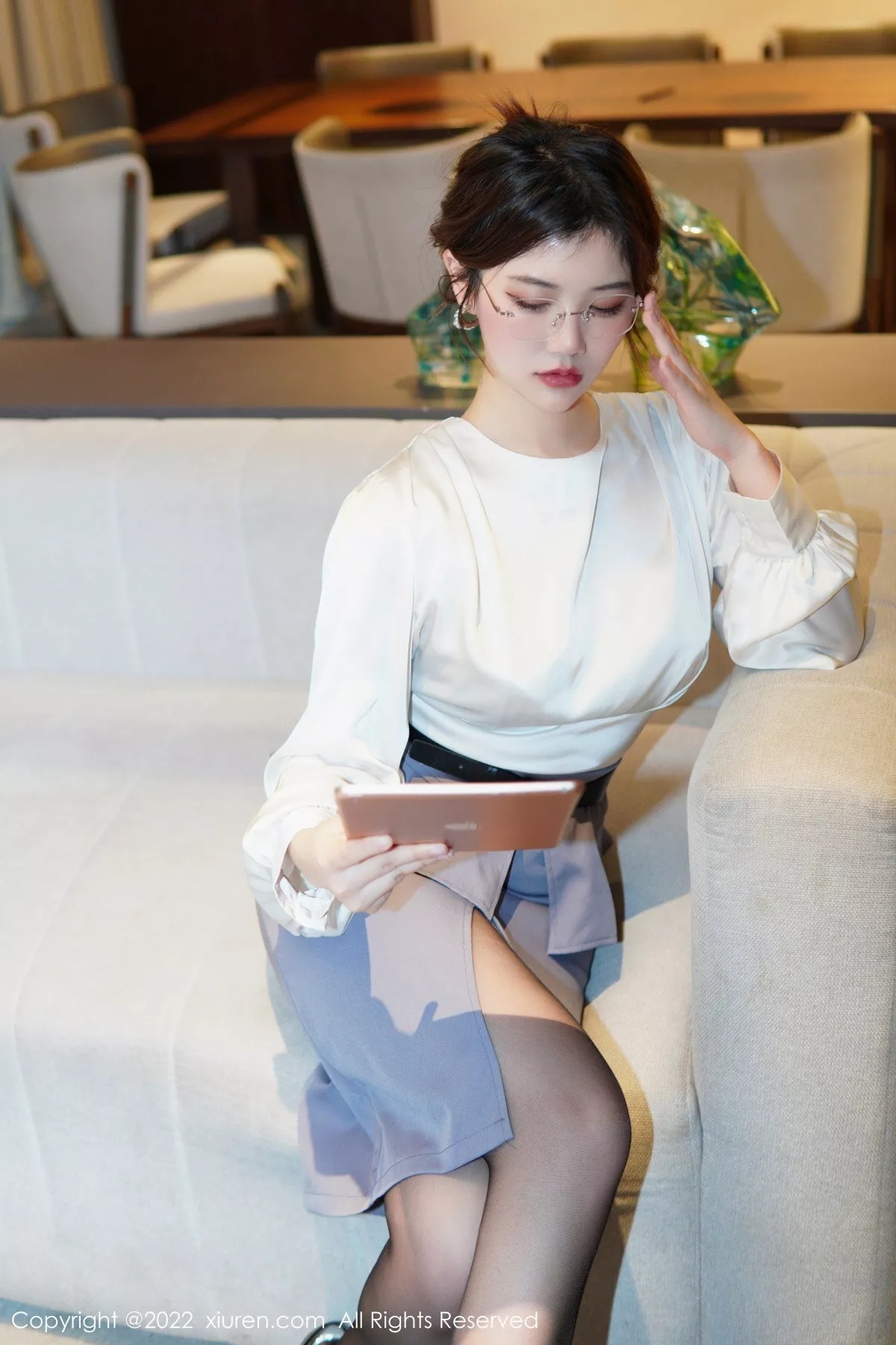 秀人集.com_[XiuRen秀人网]No.6028_模特奈奈子醉酒女教师主题半脱露绿灰色蕾丝内衣撩人诱惑写真79P