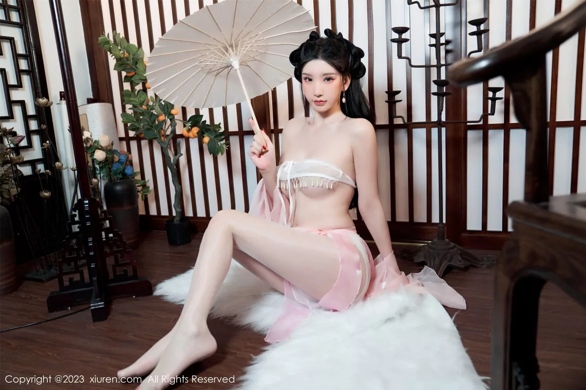 秀人集.com_[XiuRen秀人网]No.6217_女神周于希Sally性感粉色古装服饰配超薄无内肉丝惹火诱惑写真85P