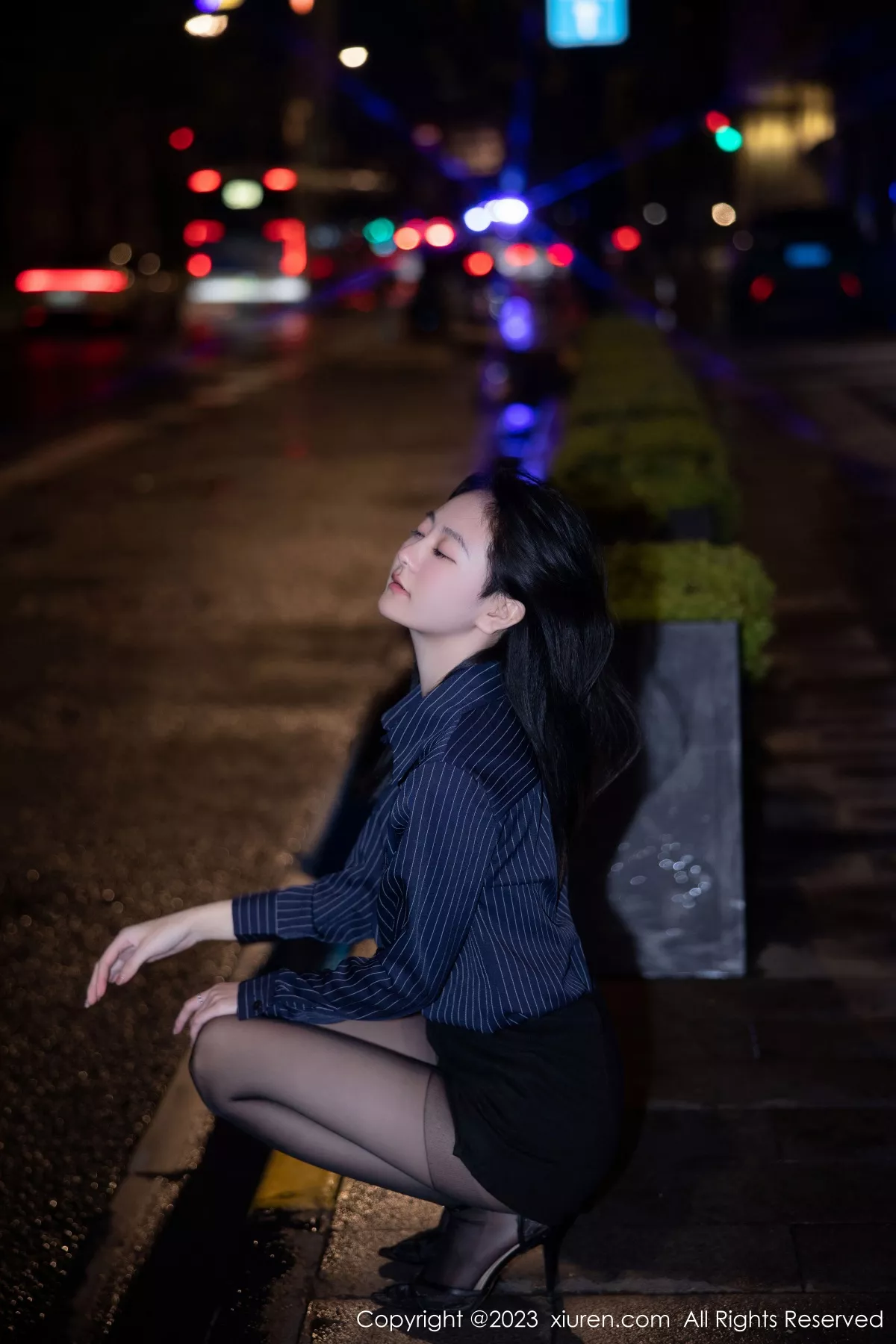 秀人集.com_[XiuRen秀人网]No.6246_模特谢小蒽宾馆性感OL装扮半脱露性感黑色蕾丝内衣撩人诱惑写真87P