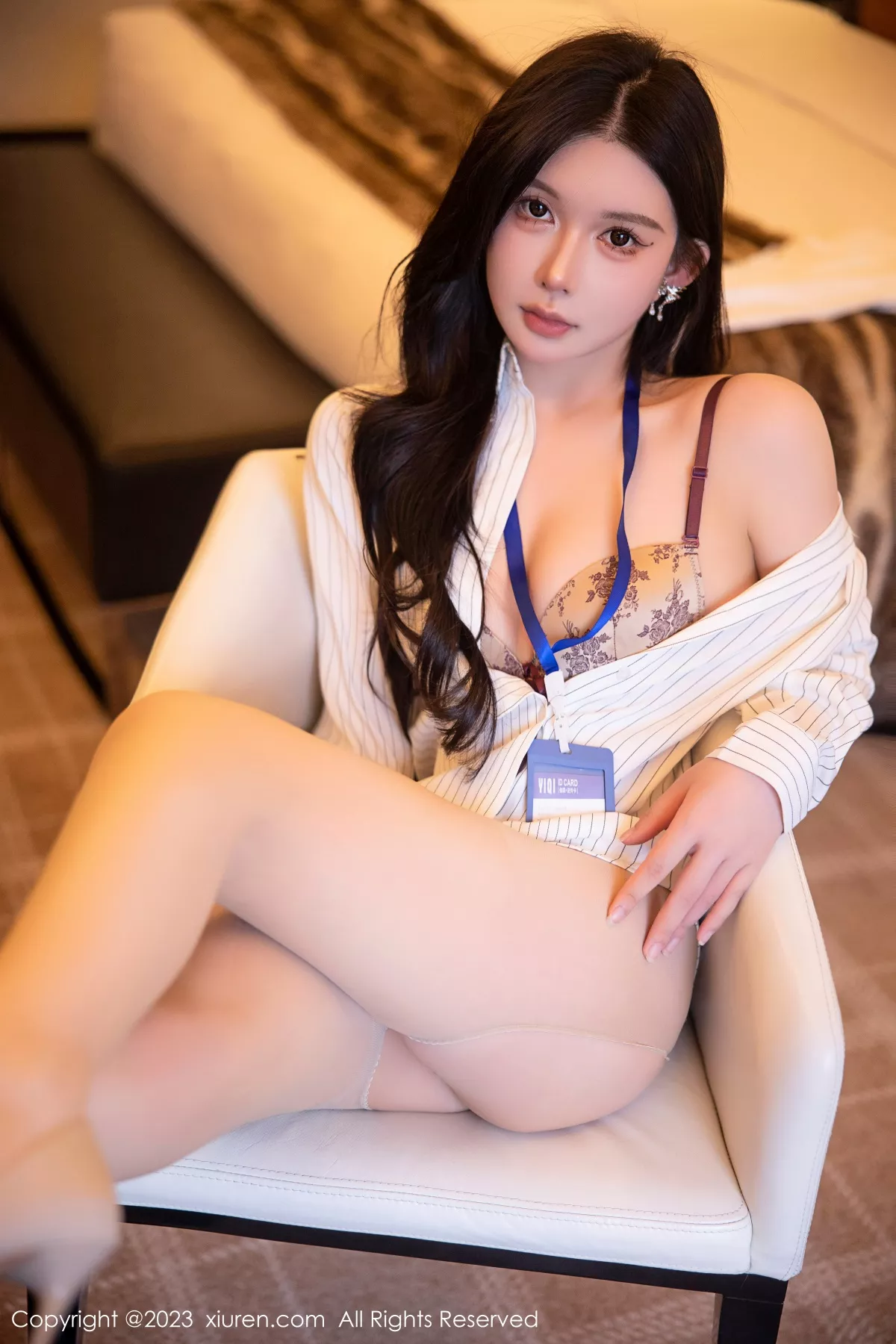 秀人集.com_[XiuRen秀人网]No.6247_模特林珊珊性感白T配黑短裙露浅黄色内衣开档肉丝完美诱惑写真97P