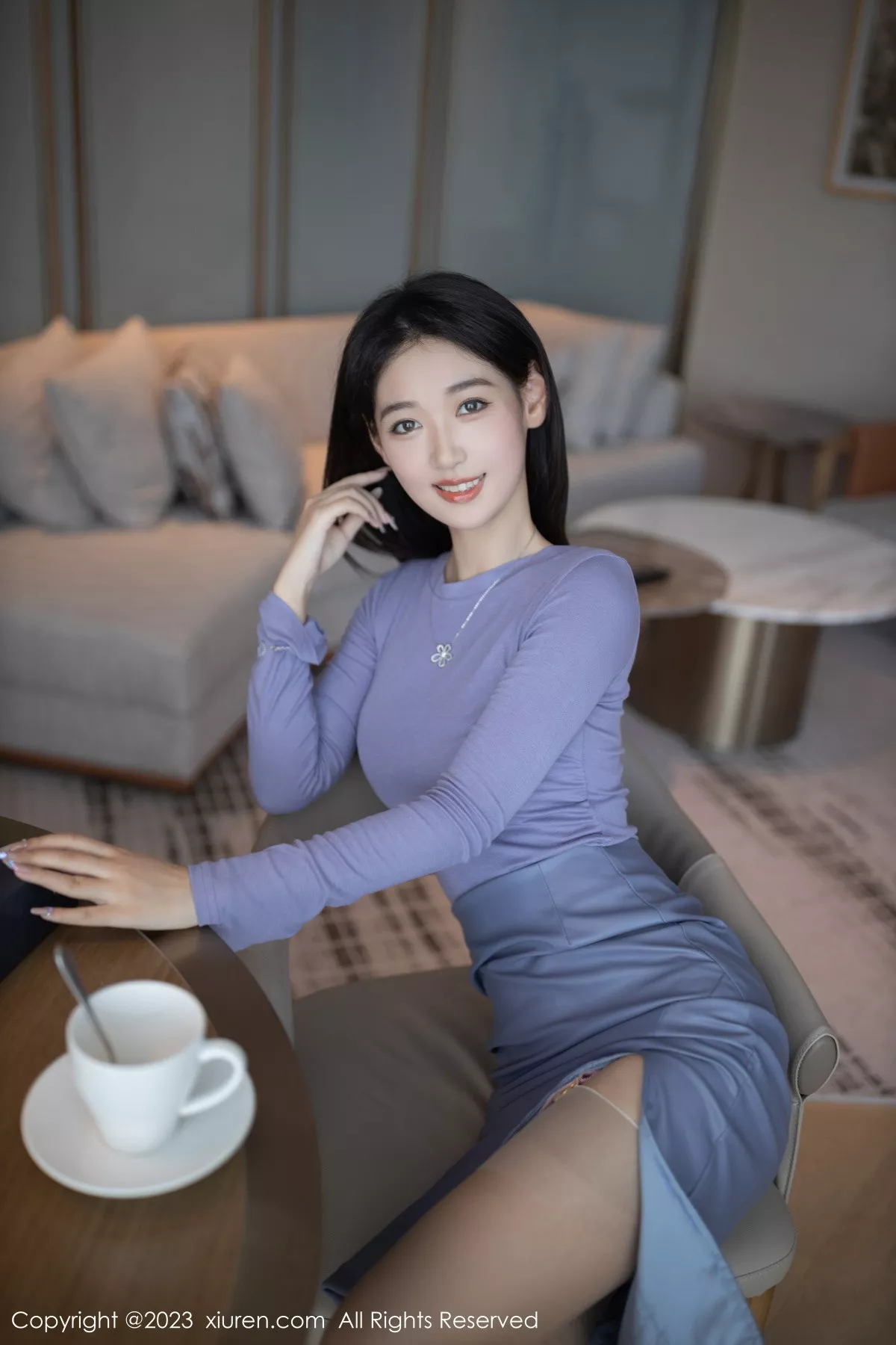 秀人集.com_[XiuRen秀人网]No.6258_模特唐安琪下午茶主题半脱露粉色蕾丝内衣秀曼妙身姿诱惑写真78P