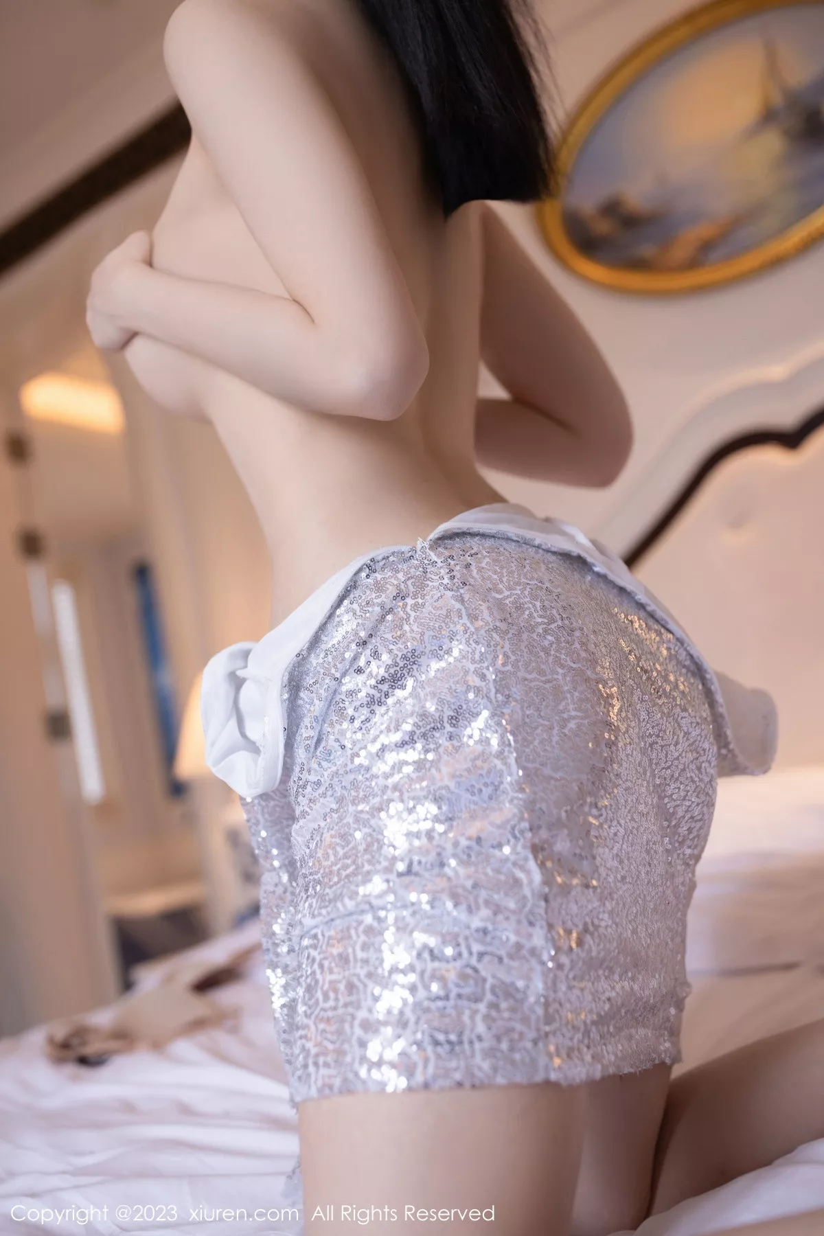 秀人集.com_[XiuRen秀人网]No.6264_模特安然anran脱银灰色连衣短裙露性感内衣秀完美身材诱惑写真80P