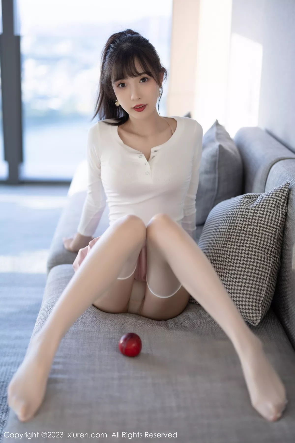 秀人集.com_[XiuRen秀人网]No.6263_模特林星阑白色上衣配粉色短裙露性感内衣秀曼妙身材诱惑写真85P