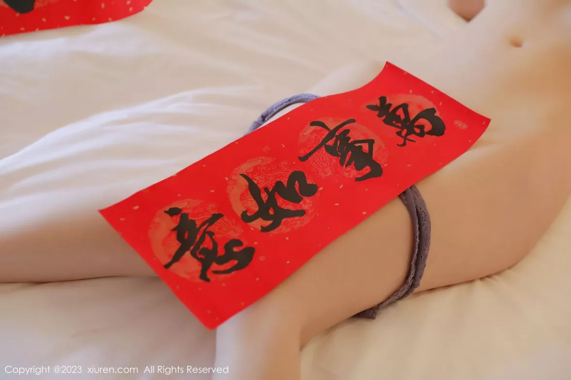 秀人集.com_[XiuRen秀人网]No.6166_模特诗诗kiki脱红色连衣短裙露紫色蕾丝内衣配蕾丝吊袜诱惑写真60P