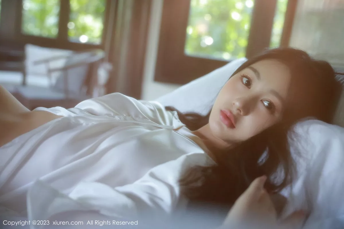 秀人集.com_[XiuRen秀人网]No.6183_模特谢晚晚私房床上脱性感白T秀曼妙身姿美轮美奂迷人诱惑写真44P