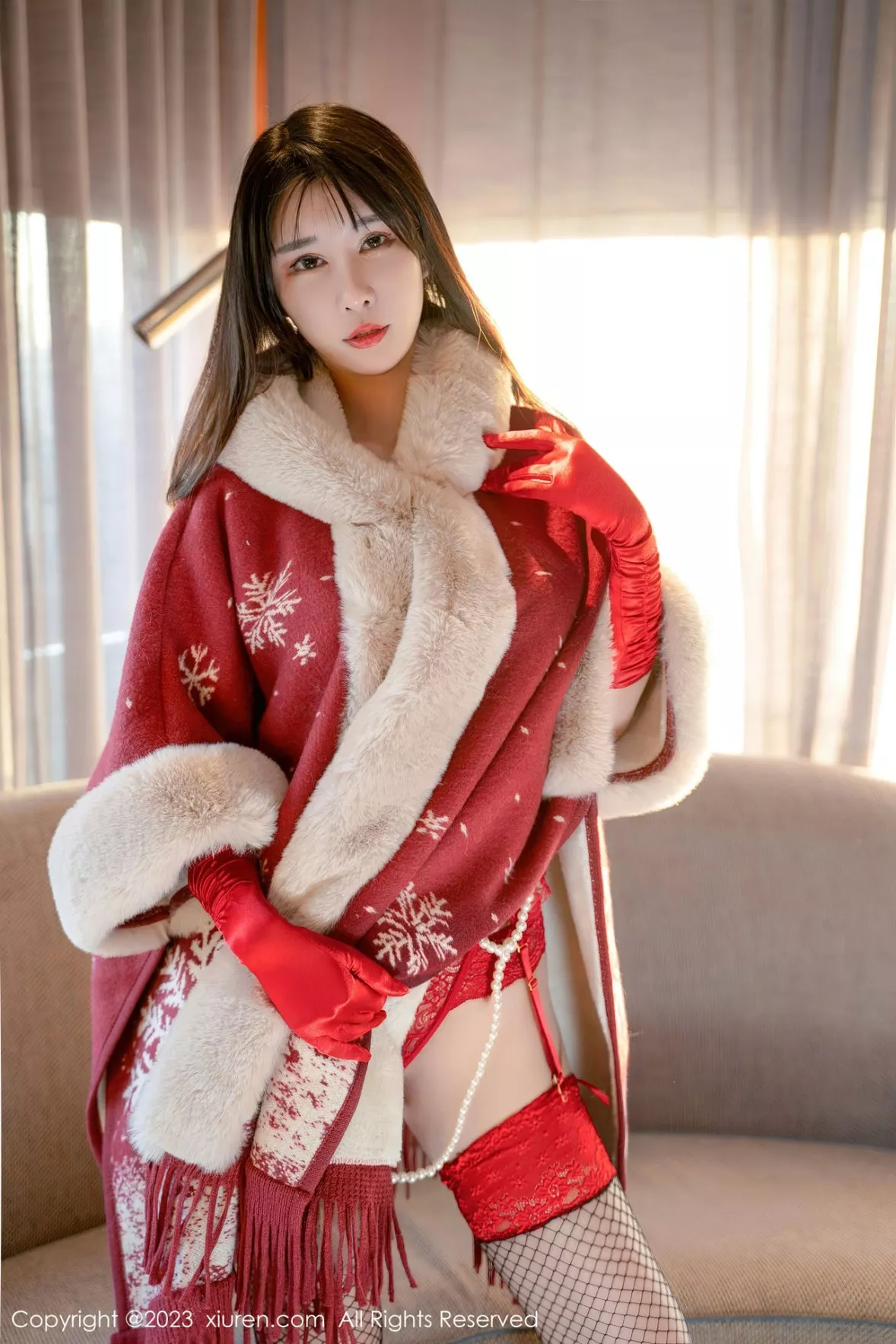 秀人集.com_[XiuRen秀人网]No.6188_模特夏沫沫tifa阳朔旅拍性感红色情趣内衣配黑丝吊袜诱惑写真62P