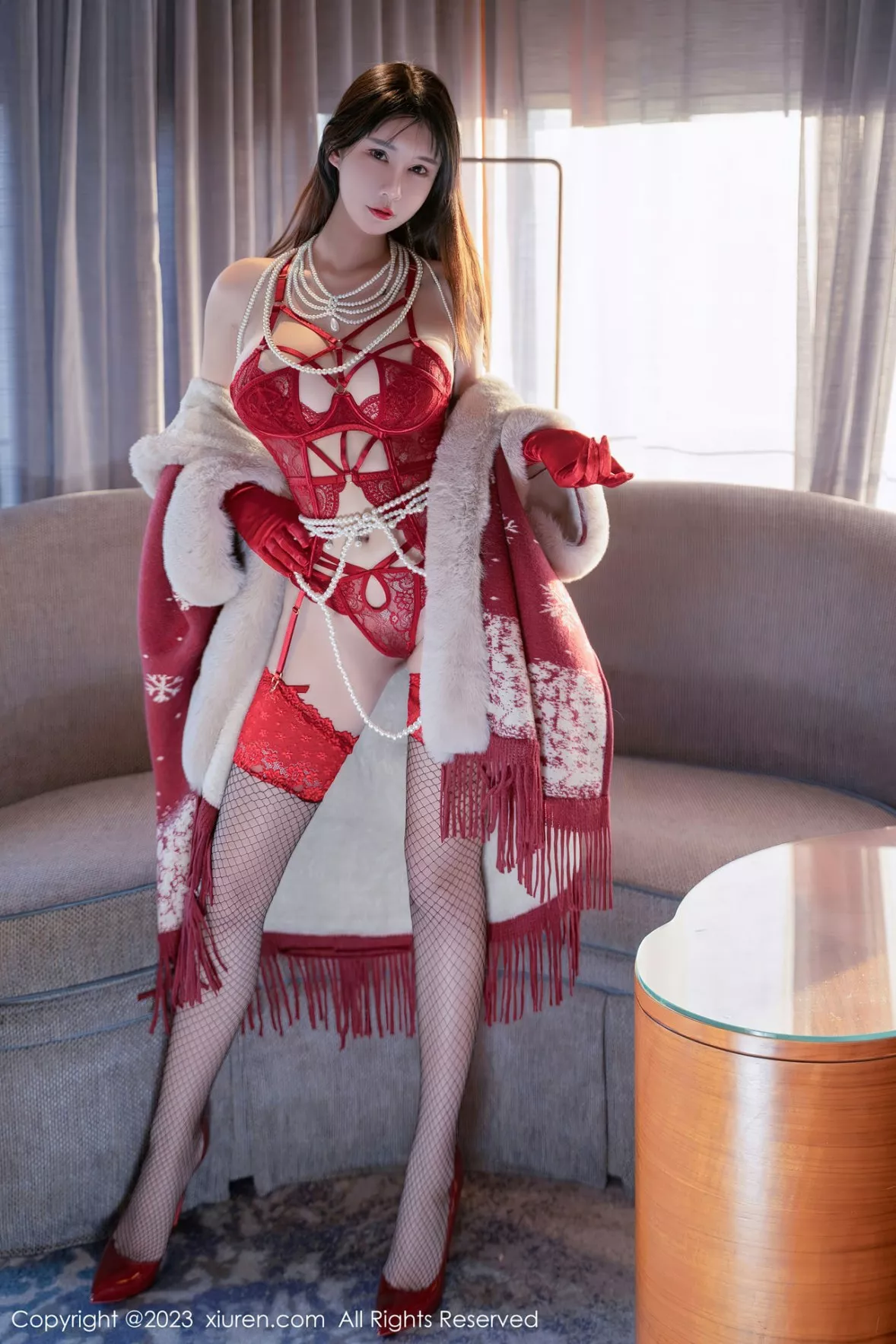 秀人集.com_[XiuRen秀人网]No.6188_模特夏沫沫tifa阳朔旅拍性感红色情趣内衣配黑丝吊袜诱惑写真62P