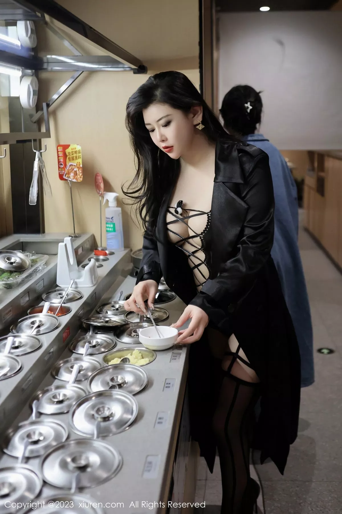 秀人集.com_[XiuRen秀人网]No.6333_模特王婉悠Queen性感黑色轻透薄纱情趣服秀丰满身材诱惑写真104P