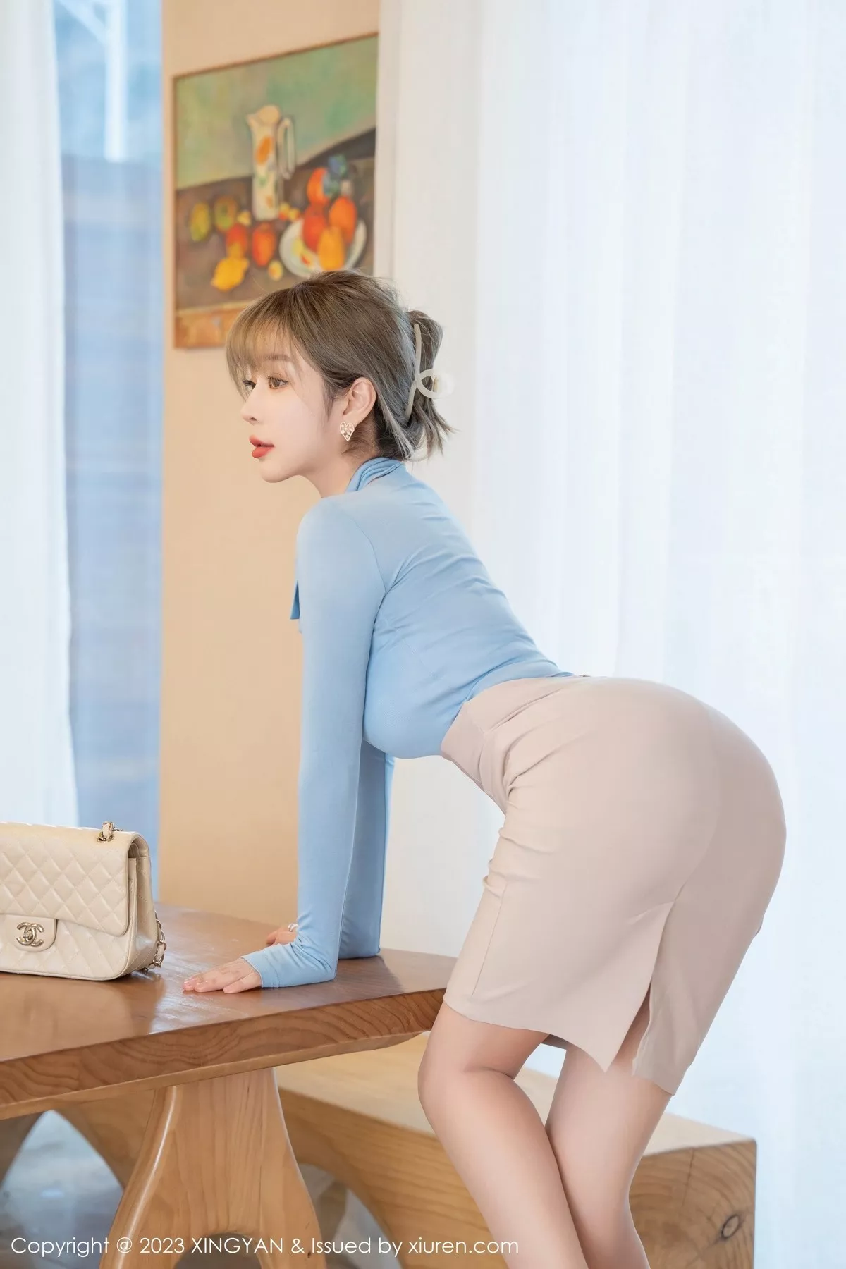 秀人集.com_[XINGYAN星颜社]VOL.177_女神王雨纯私房半脱露性感白色内衣配超薄无内肉丝惹火诱惑写真82P