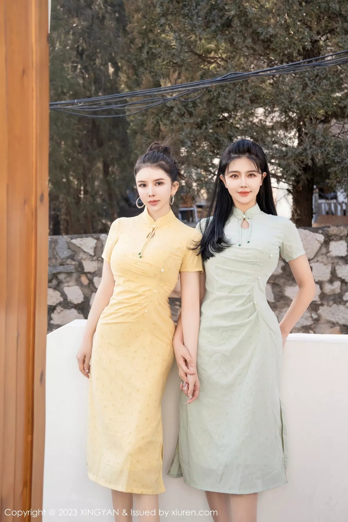 秀人集.com_[XINGYAN星颜社]VOL.183_女神刘钰儿＆李丽莎合集性感轻透旗袍服饰配原色丝袜诱惑写真69P