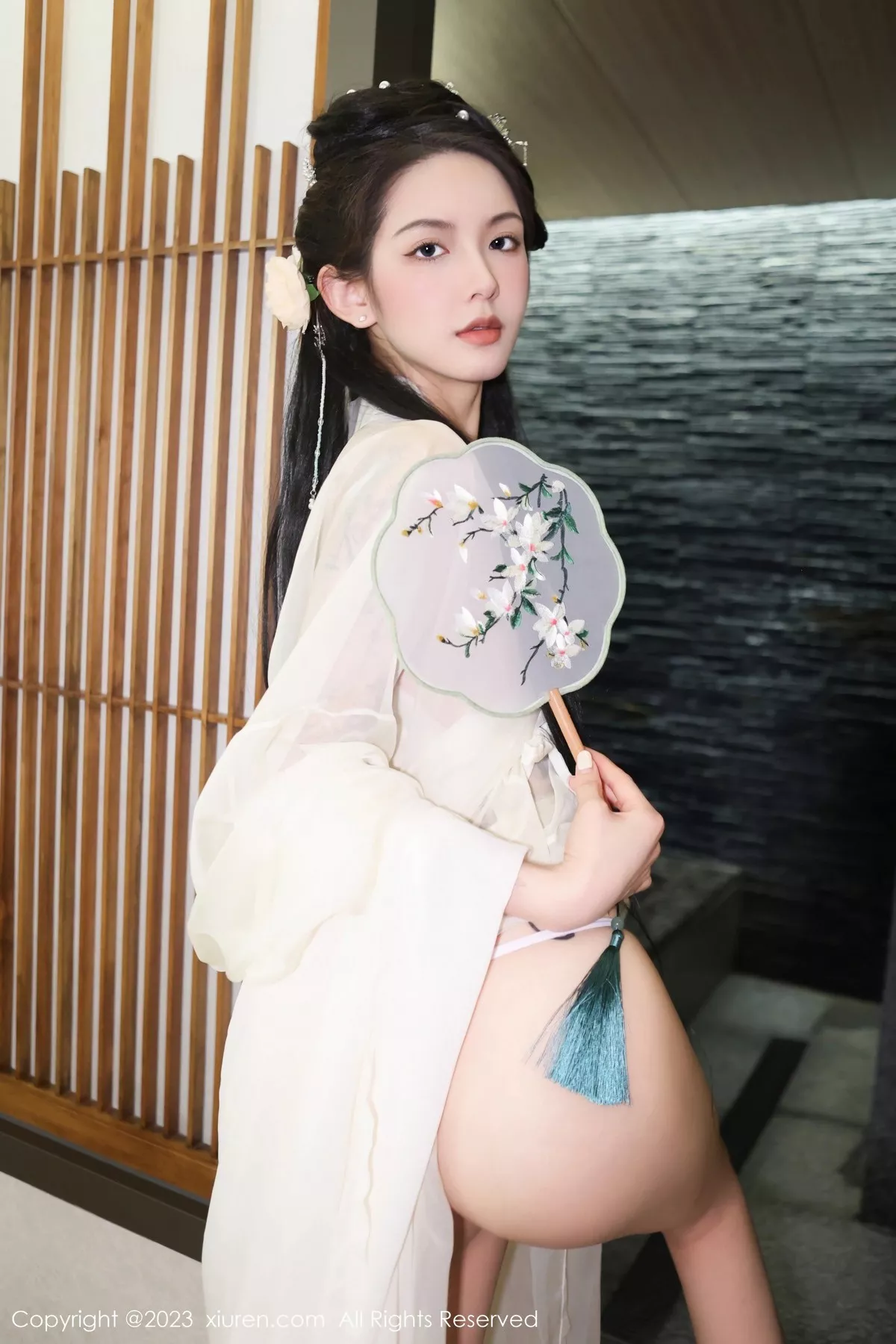 秀人集.com_[XiuRen秀人网]No.6430_模特乔一一温泉浴池白纱轻透古装服饰秀惹火身材极致诱惑写真82P