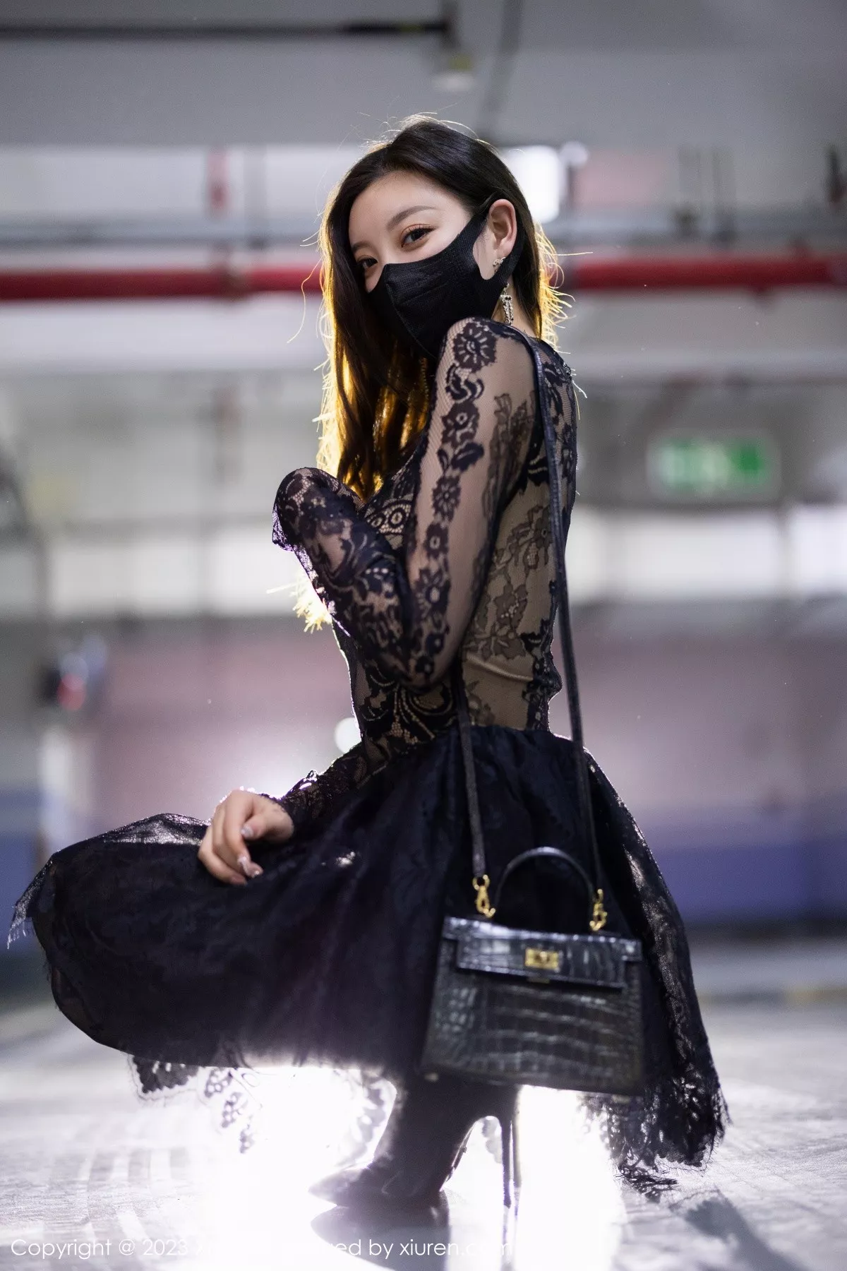 秀人集.com_[XiaoYu画语界]Vol.988_女神杨晨晨Yome性感黑色蕾丝连衣短裙露黑色内衣完美诱惑写真92P