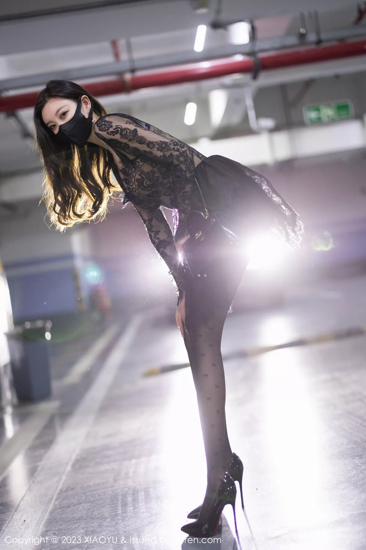 秀人集.com_[XiaoYu画语界]Vol.988_女神杨晨晨Yome性感黑色蕾丝连衣短裙露黑色内衣完美诱惑写真92P