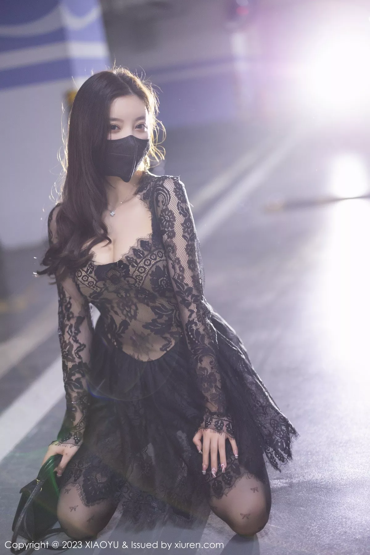 秀人集.com_[XiaoYu画语界]Vol.988_女神杨晨晨Yome性感黑色蕾丝连衣短裙露黑色内衣完美诱惑写真92P