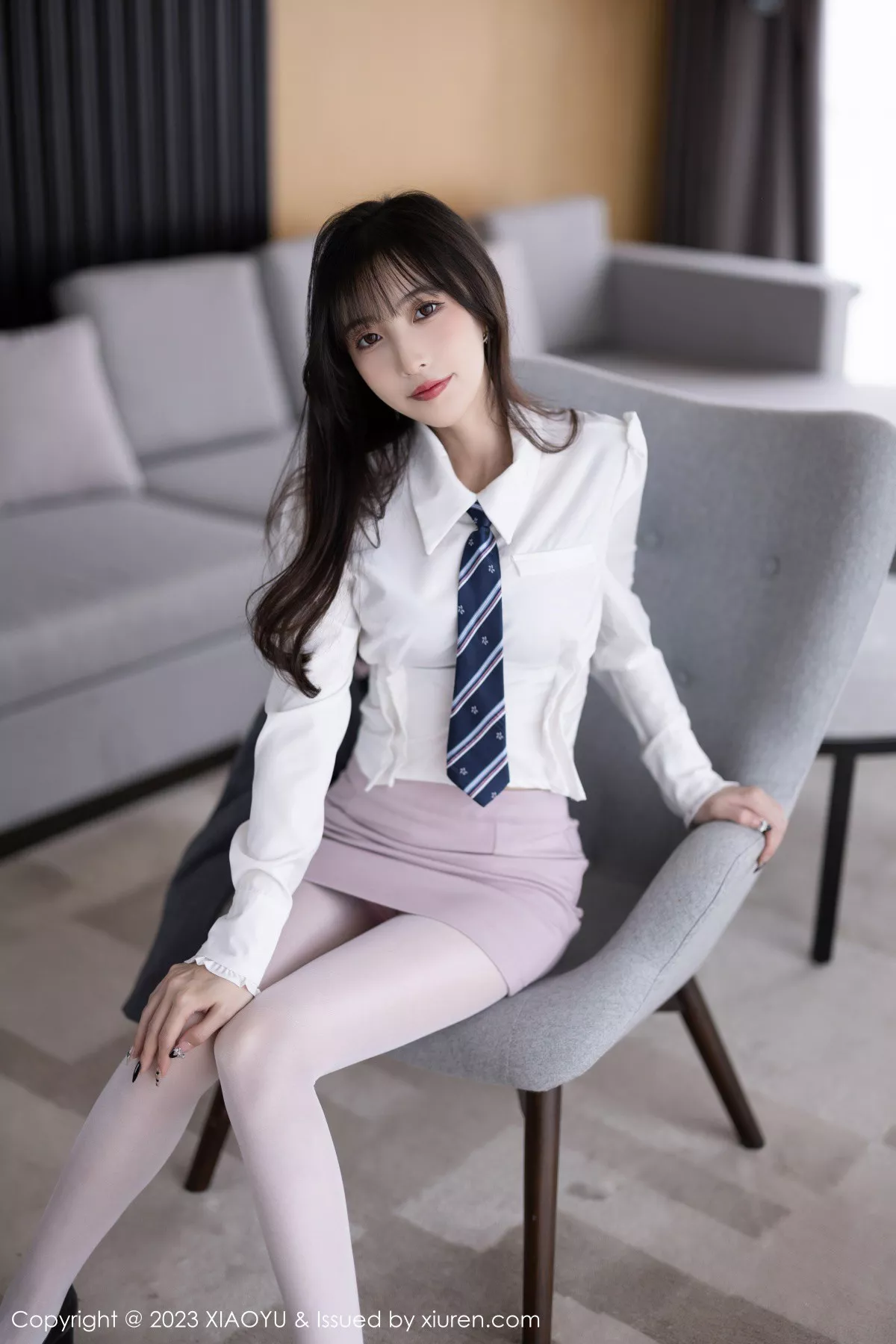 秀人集.com_[XiaoYu画语界]Vol.996_模特林星阑性感粉色情趣护士服配蕾丝吊袜秀惹火身材诱惑写真87P