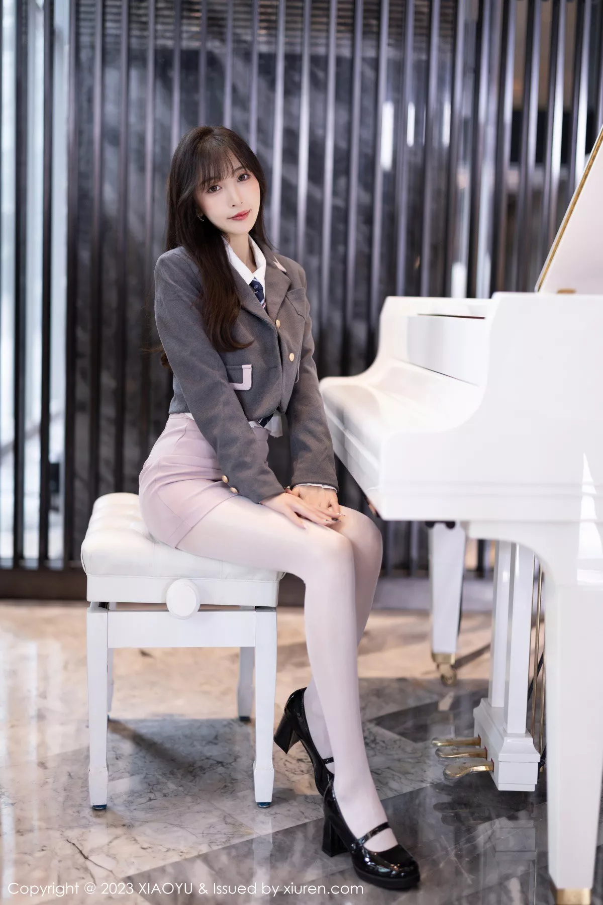 秀人集.com_[XiaoYu画语界]Vol.996_模特林星阑性感粉色情趣护士服配蕾丝吊袜秀惹火身材诱惑写真87P