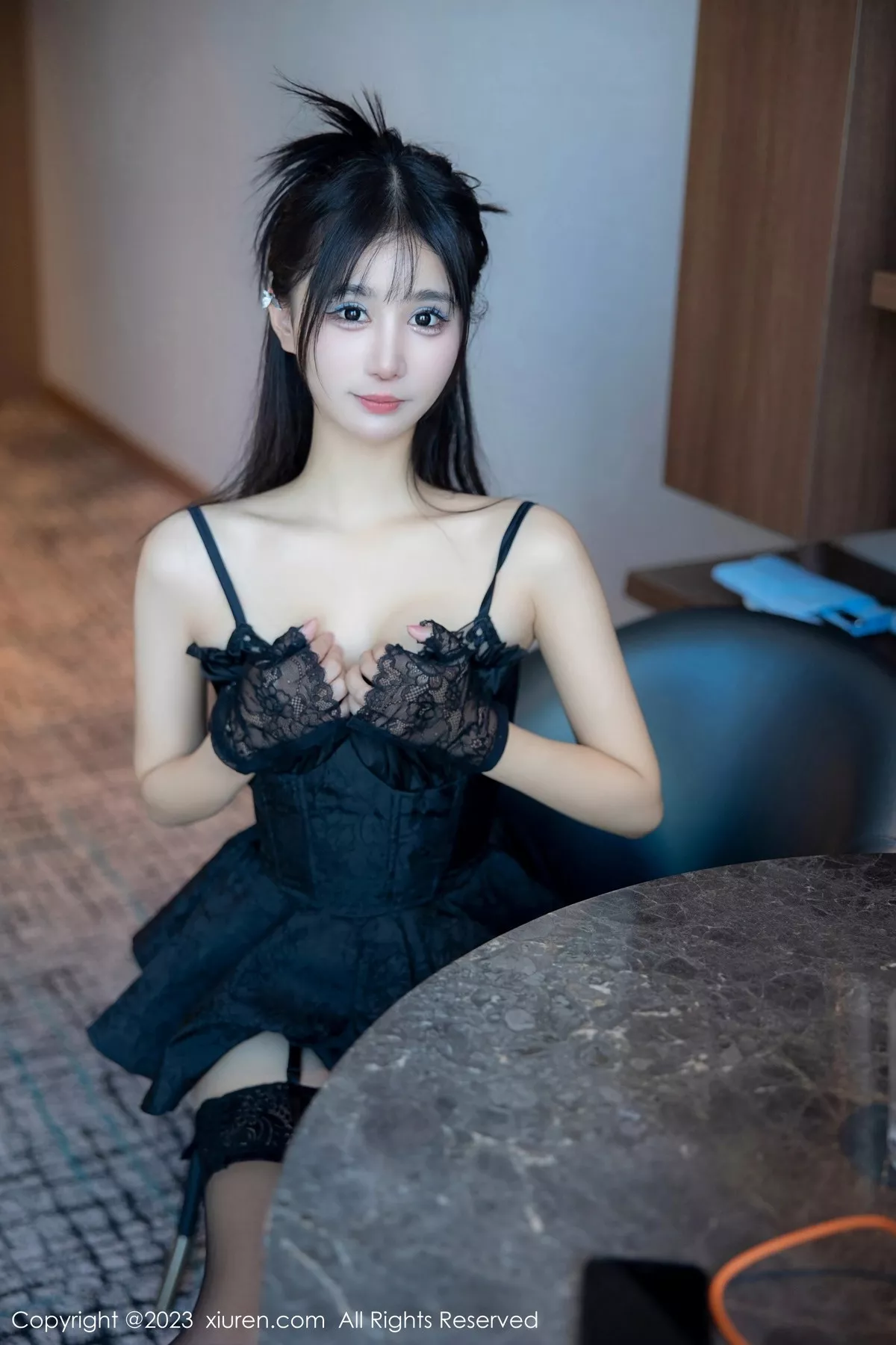 秀人集.com_[XiuRen秀人网]No.6516_女神小果冻儿性感黑色蕾丝内衣配黑丝吊袜秀完美身材诱惑写真79P