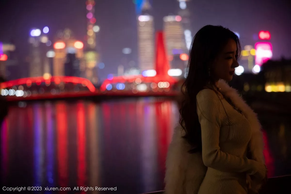 秀人集.com_[XiuRen秀人网]No.6544_模特雨儿1494性感白色连身长裙露黑色内衣秀丰腴身材诱惑写真85P